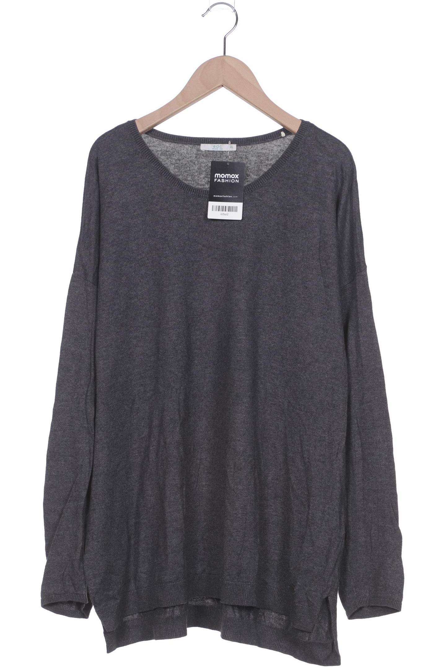 

edc by Esprit Damen Pullover, grau, Gr. 44