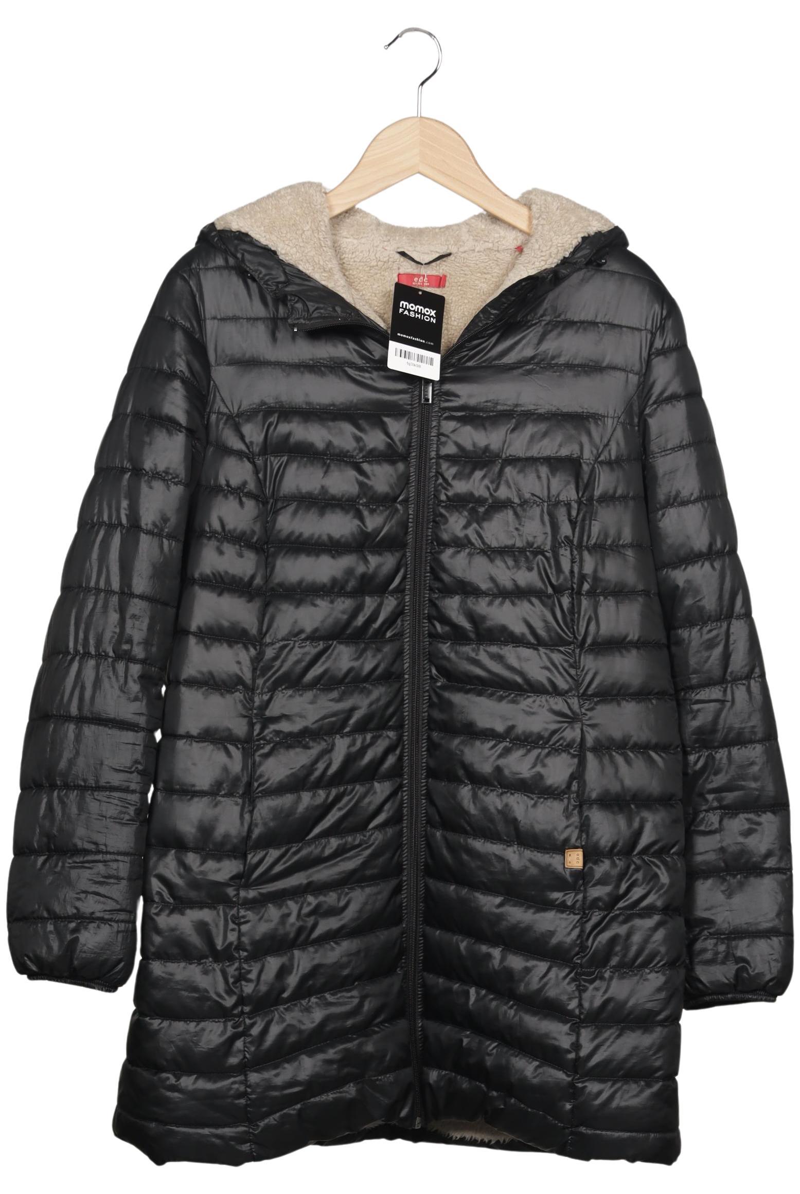 

edc by Esprit Damen Mantel, schwarz, Gr. 44