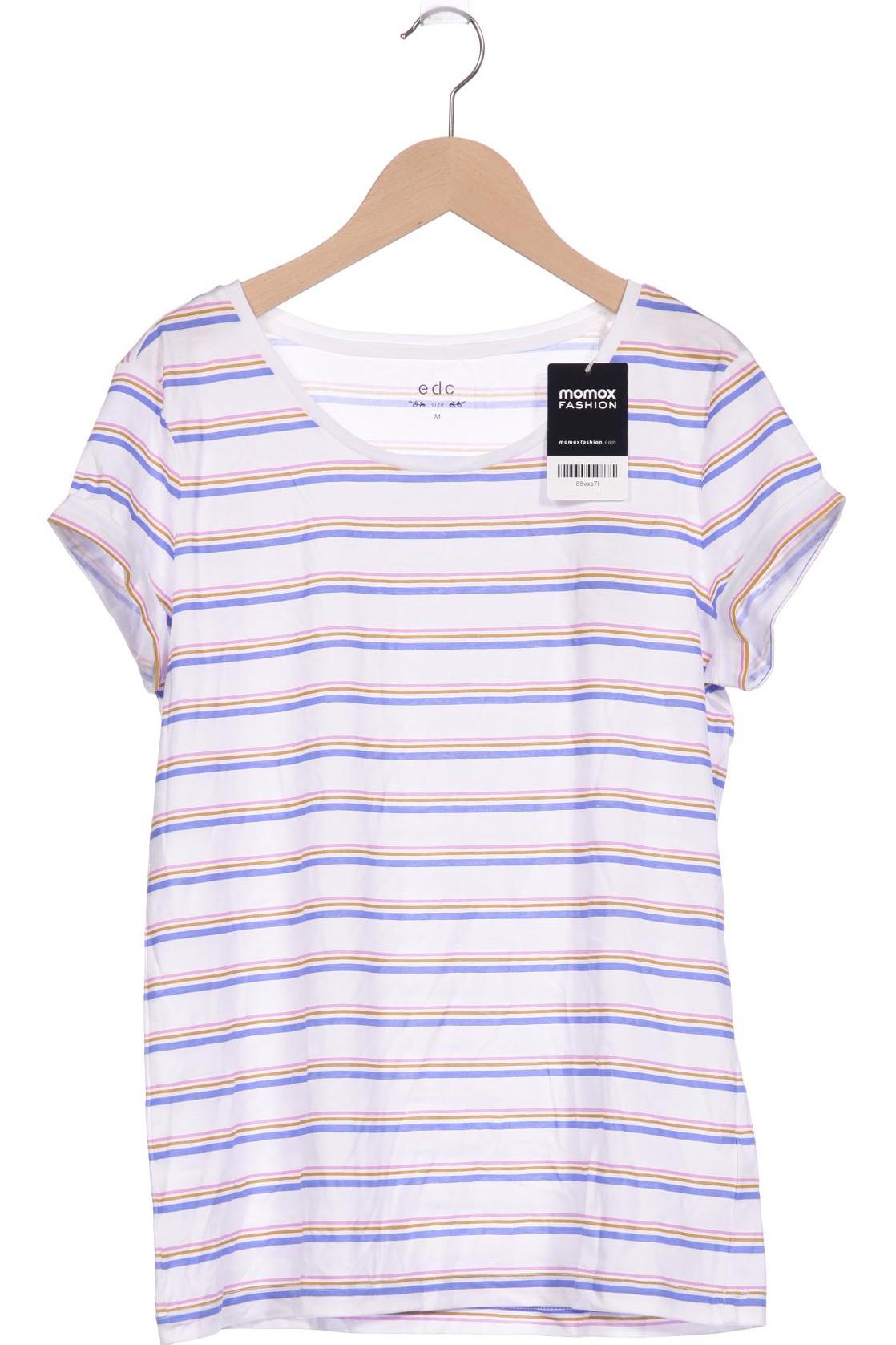 

edc by Esprit Damen T-Shirt, weiß, Gr. 38