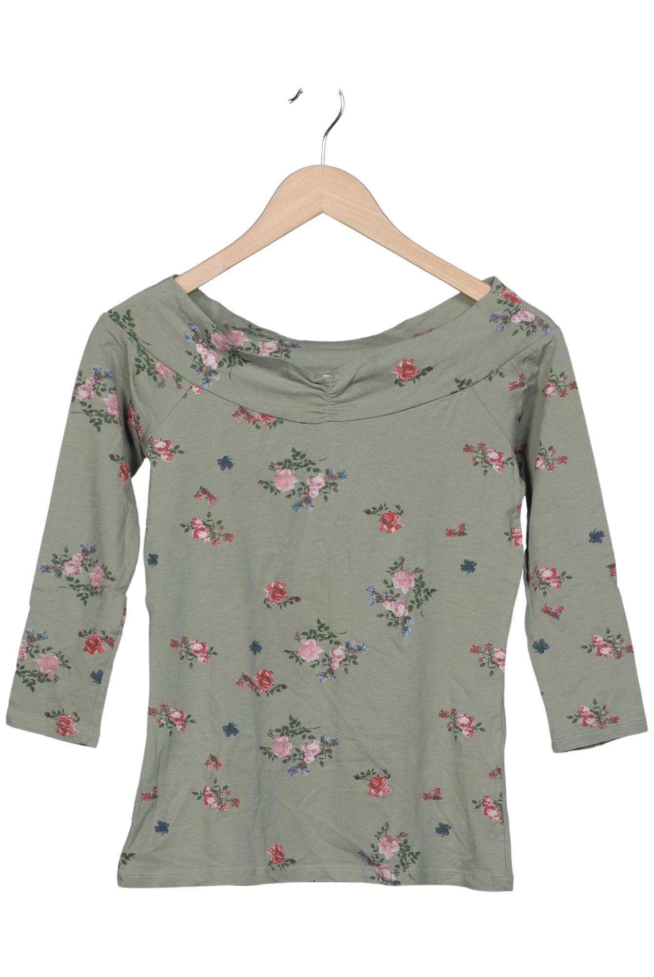 

edc by Esprit Damen Langarmshirt, grün, Gr. 38