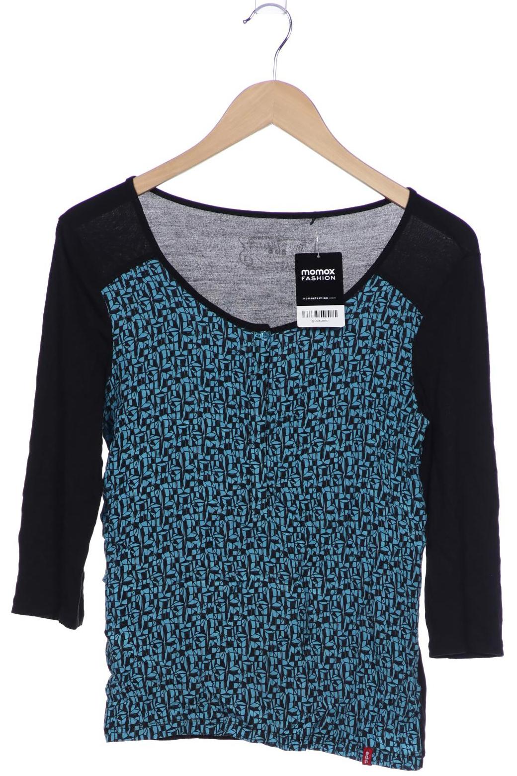 

edc by Esprit Damen Langarmshirt, schwarz, Gr. 34