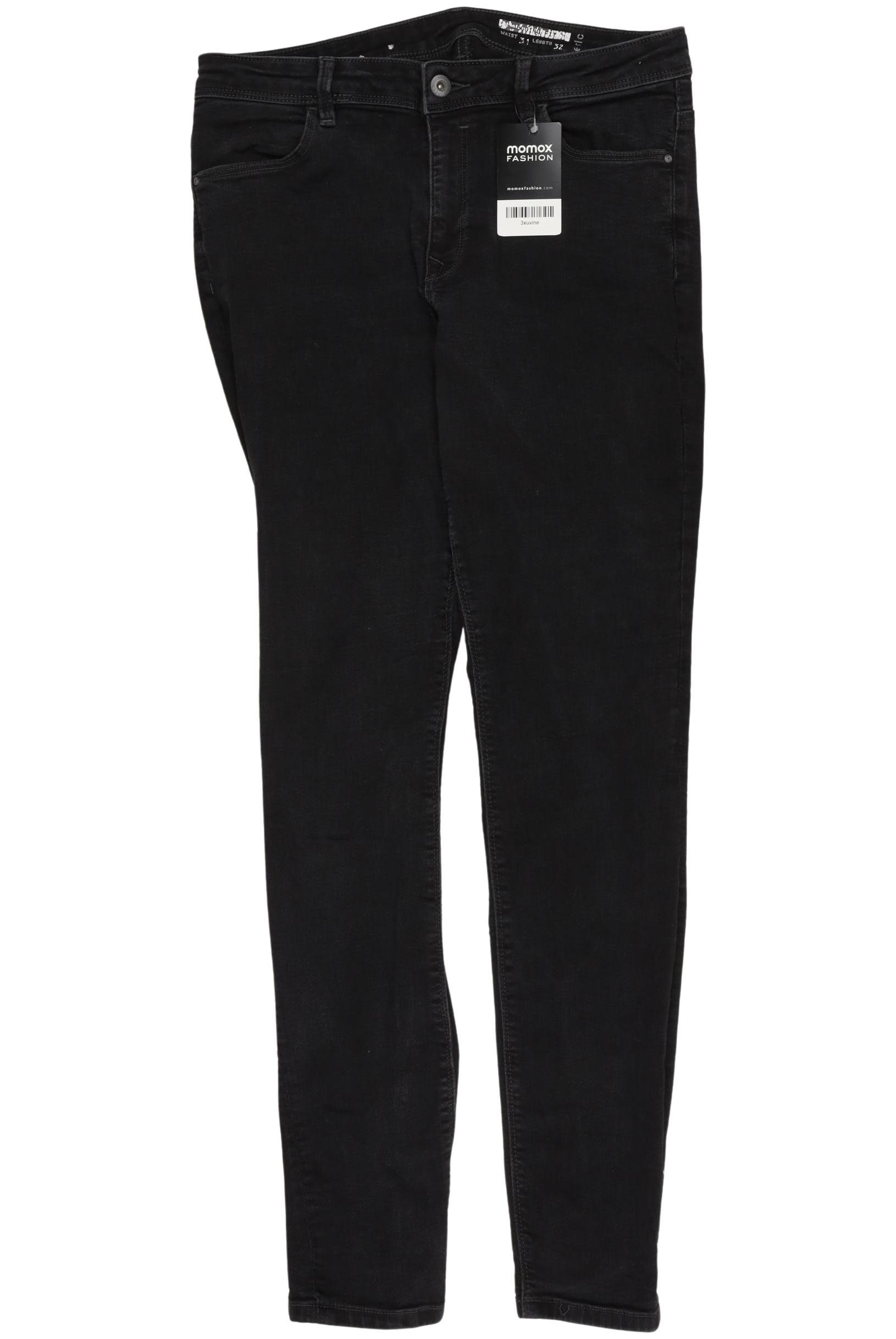 

edc by Esprit Damen Jeans, schwarz, Gr. 31