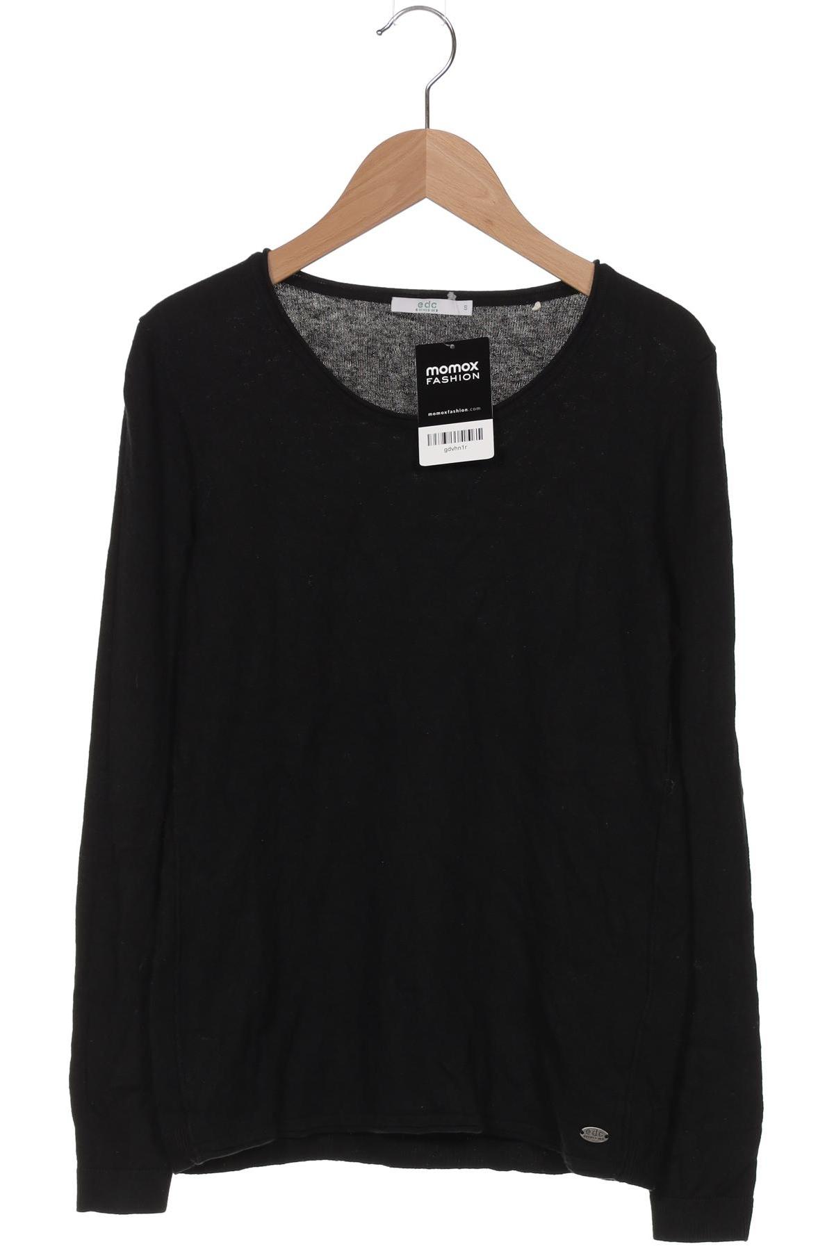 

edc by Esprit Damen Pullover, schwarz, Gr. 36