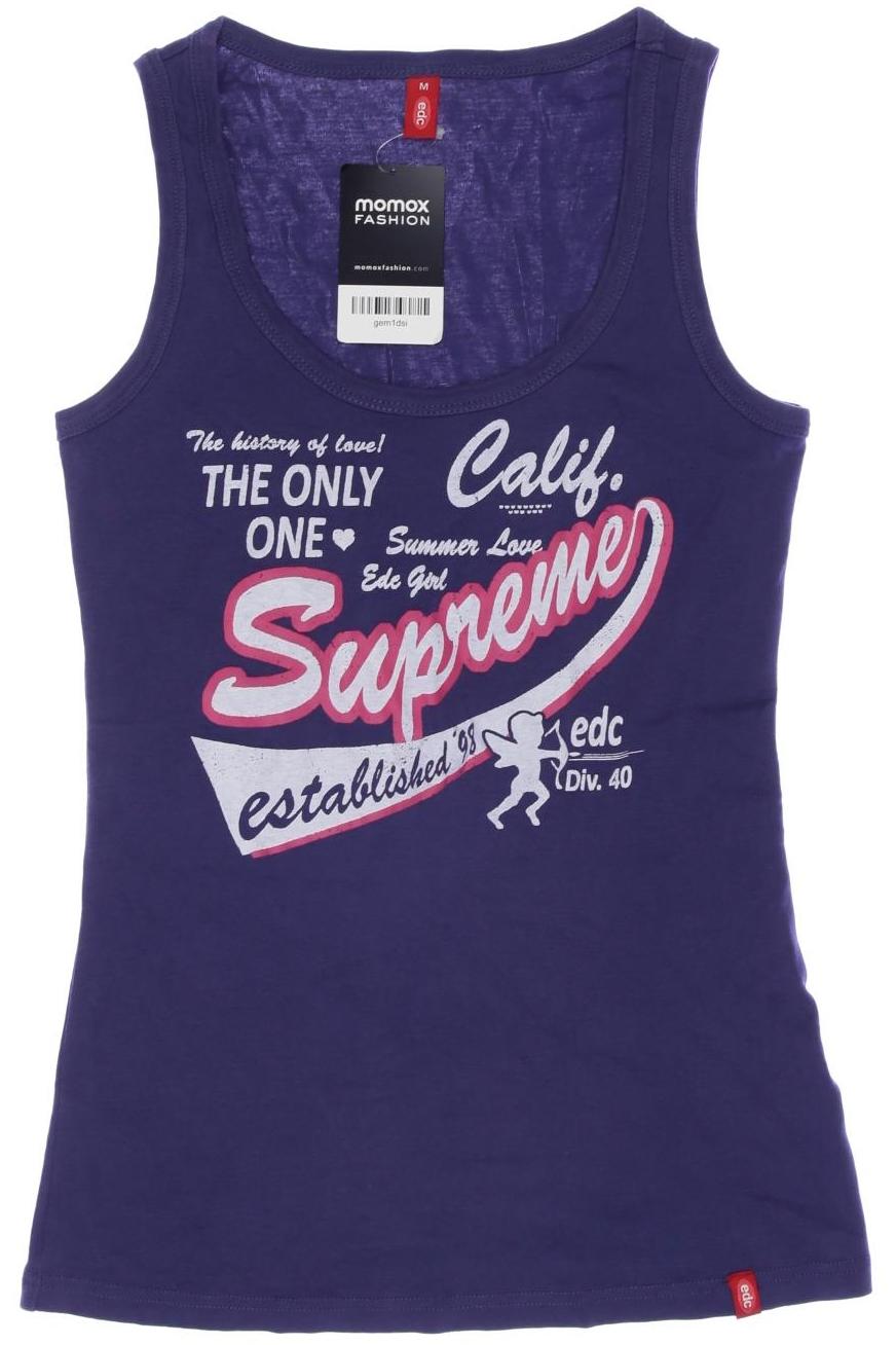 

edc by Esprit Damen Top, blau, Gr. 38