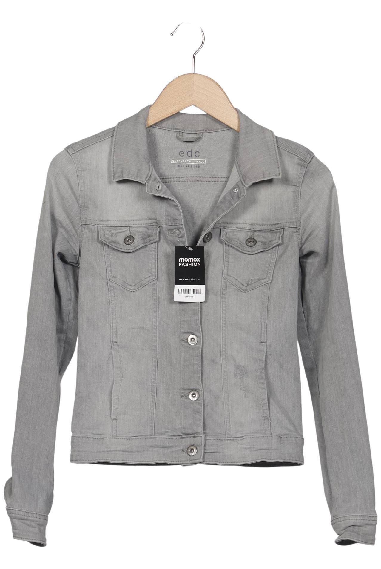 

edc by Esprit Damen Jacke, grau, Gr. 34
