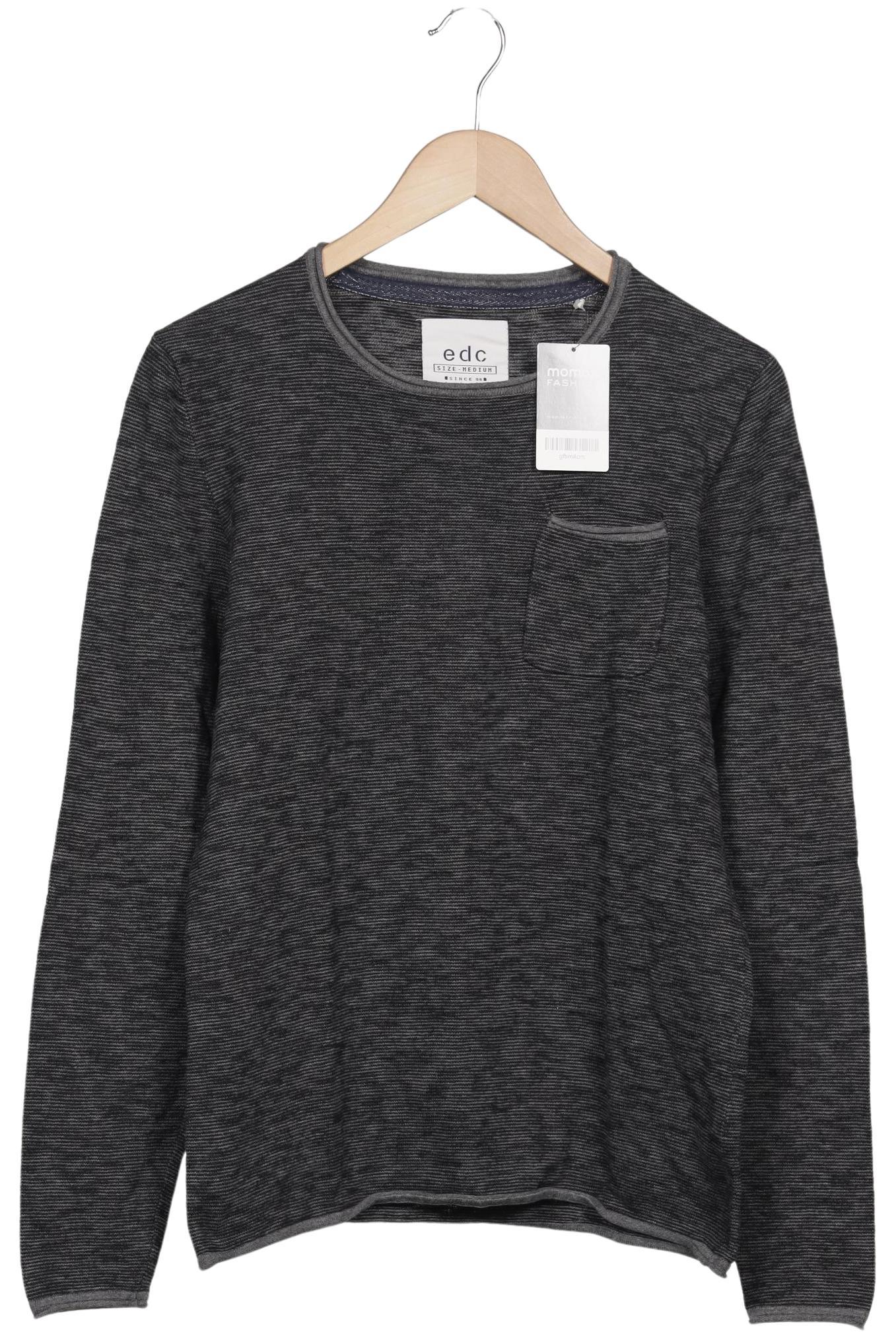 

edc by Esprit Herren Pullover, grau, Gr. 48