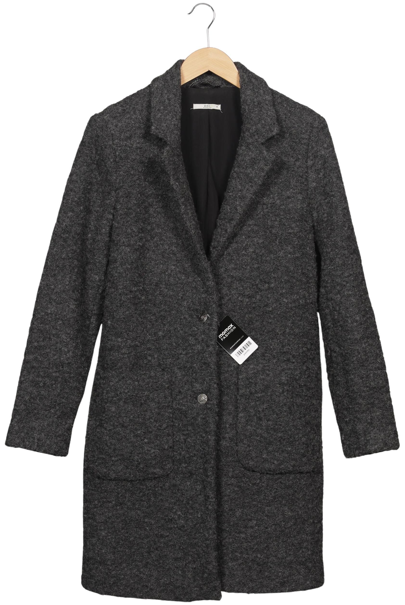 

edc by Esprit Damen Mantel, grau, Gr. 38