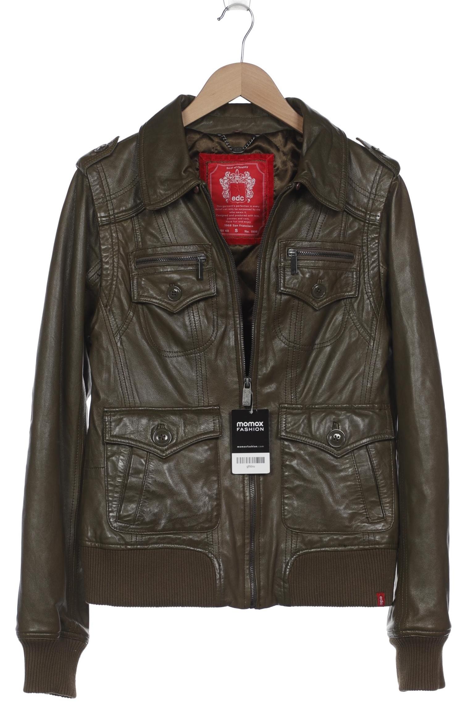 

edc by Esprit Damen Jacke, grün, Gr. 36