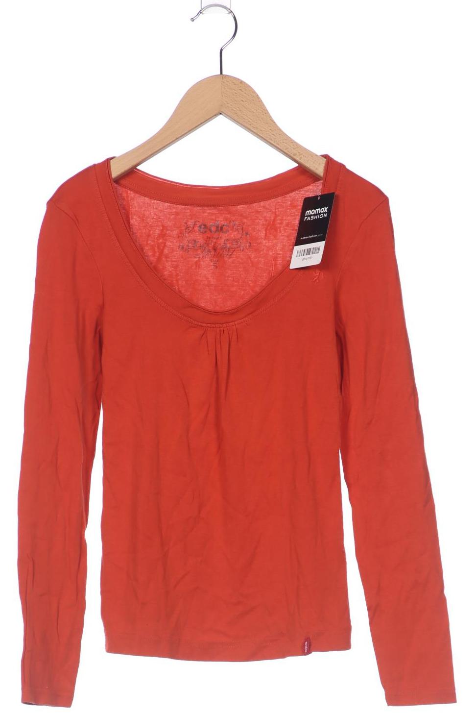 

edc by Esprit Damen Langarmshirt, rot, Gr. 36