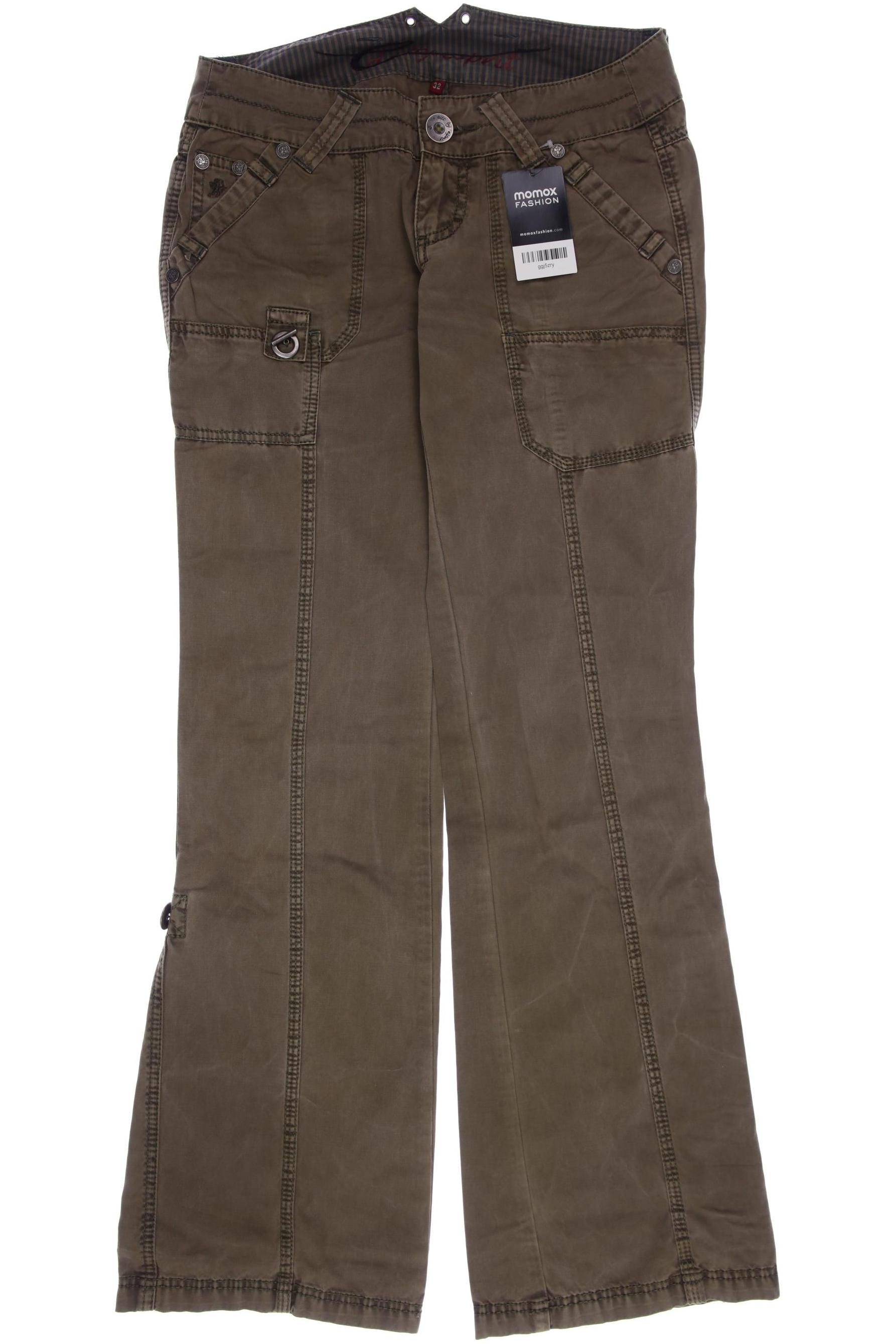 

edc by Esprit Damen Stoffhose, braun, Gr. 32