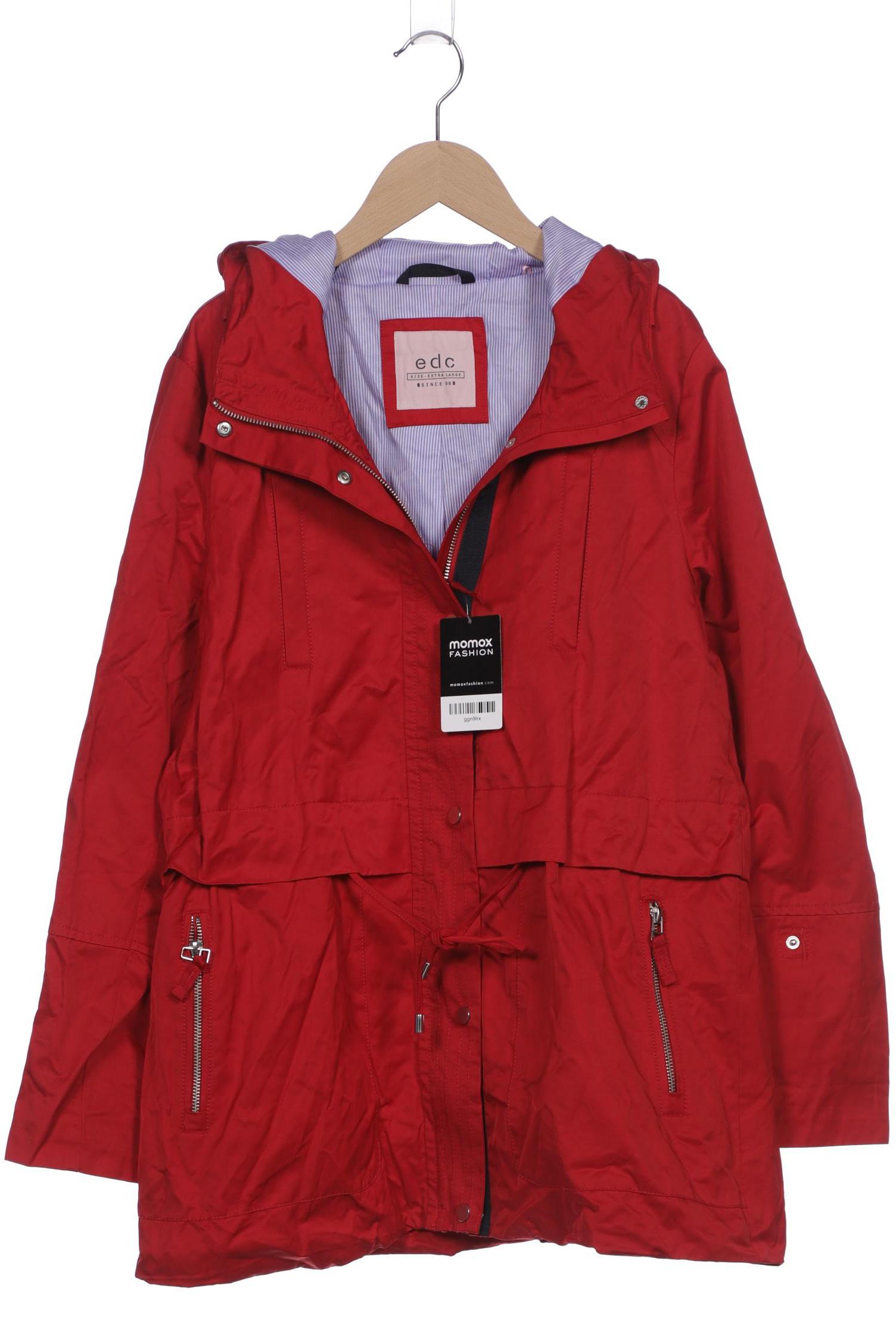 

edc by Esprit Damen Mantel, rot, Gr. 44