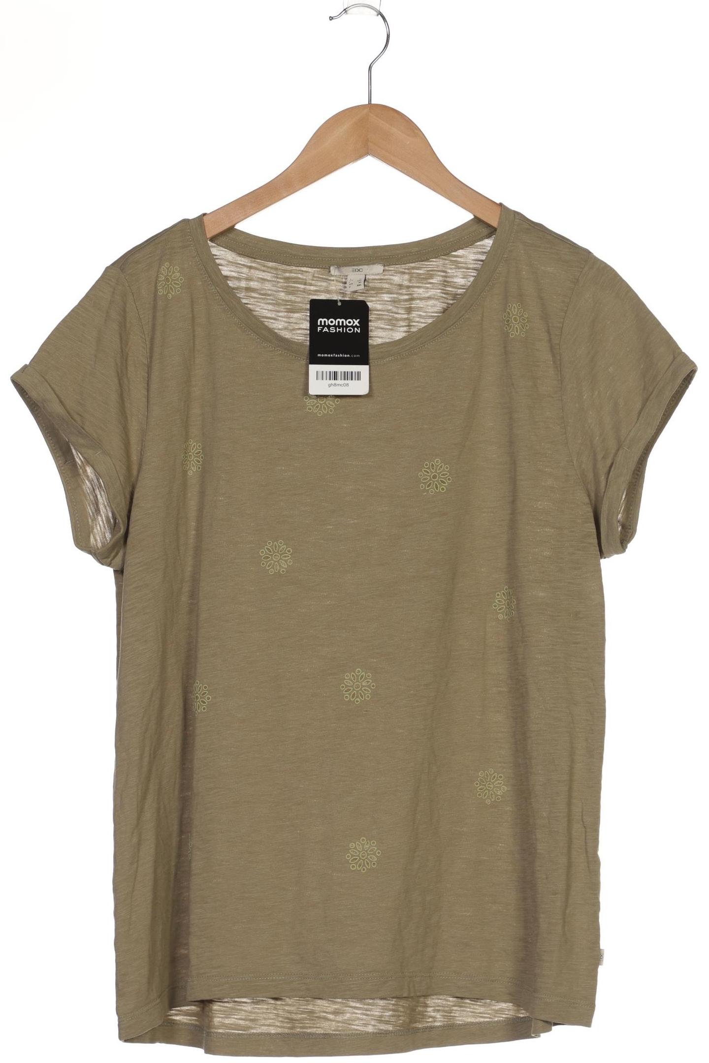 

edc by Esprit Damen T-Shirt, grün, Gr. 44
