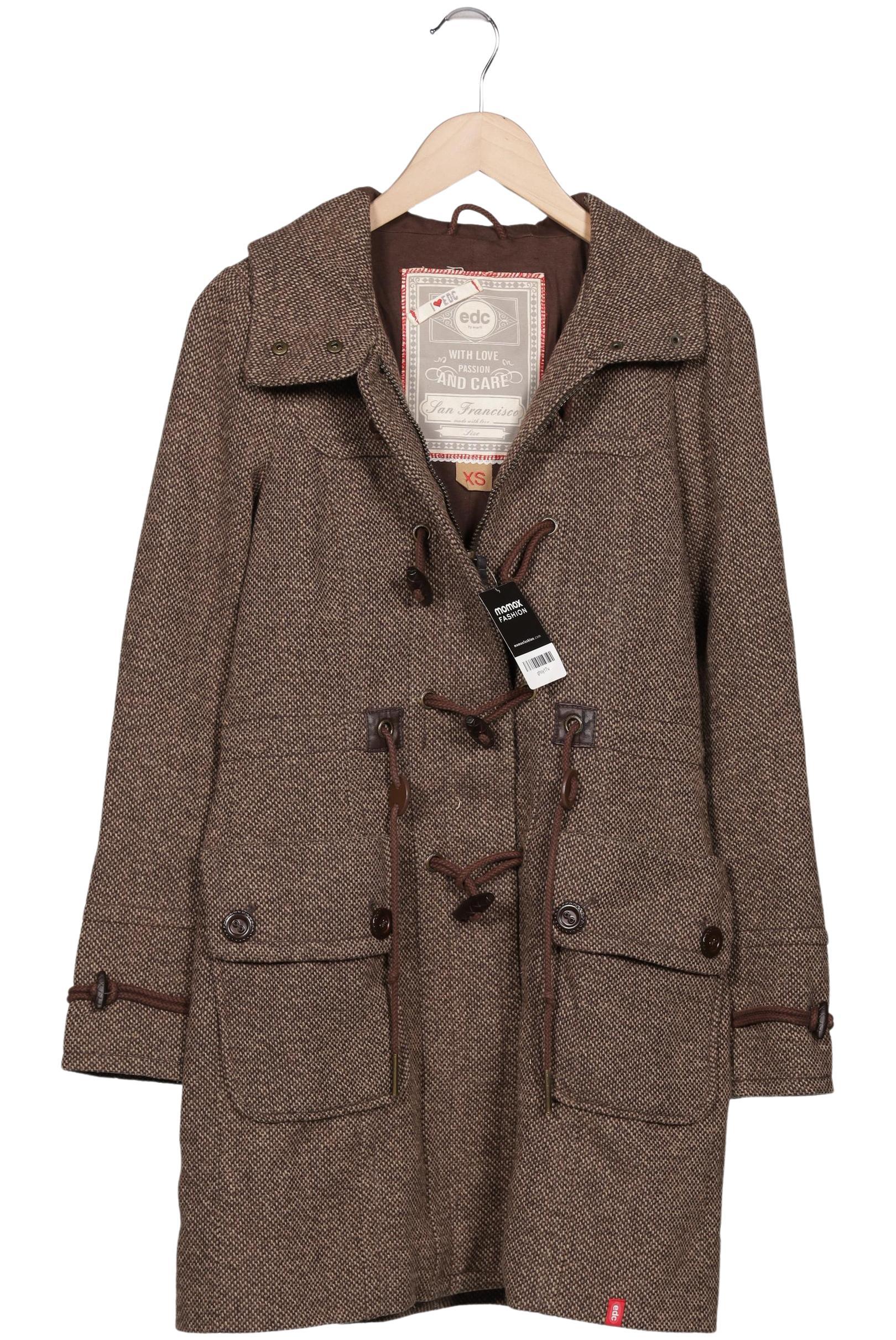 

edc by Esprit Damen Mantel, braun, Gr. 34