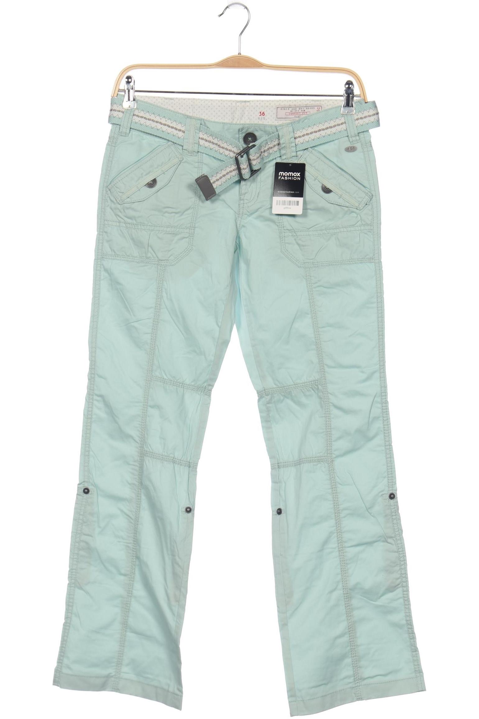 

edc by Esprit Damen Stoffhose, hellgrün, Gr. 36