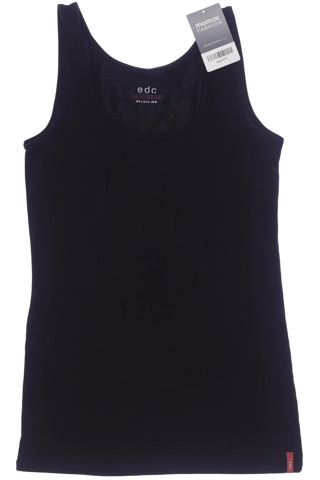 

edc by Esprit Damen Top, schwarz, Gr. 38