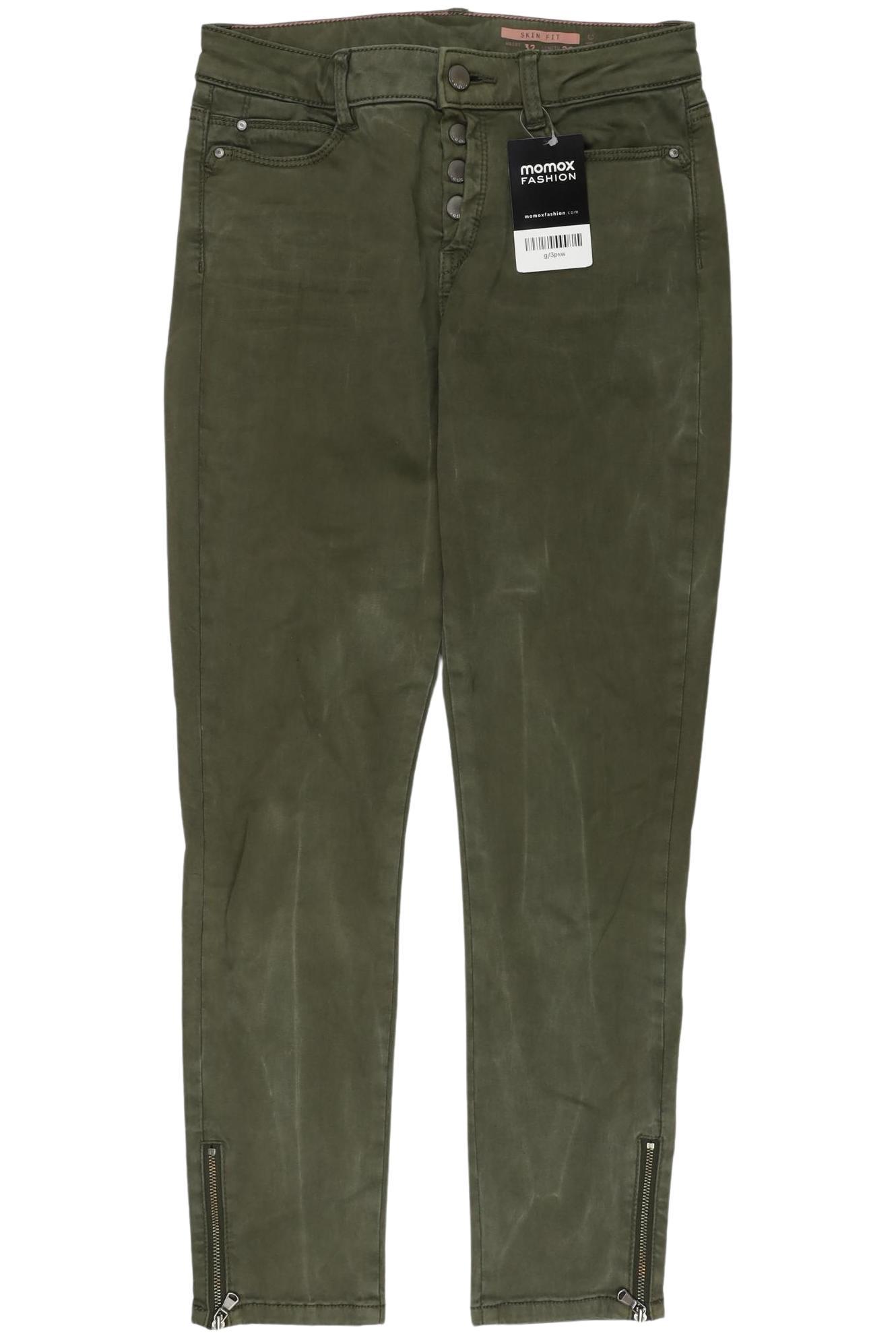 

edc by Esprit Damen Stoffhose, grün, Gr. 32