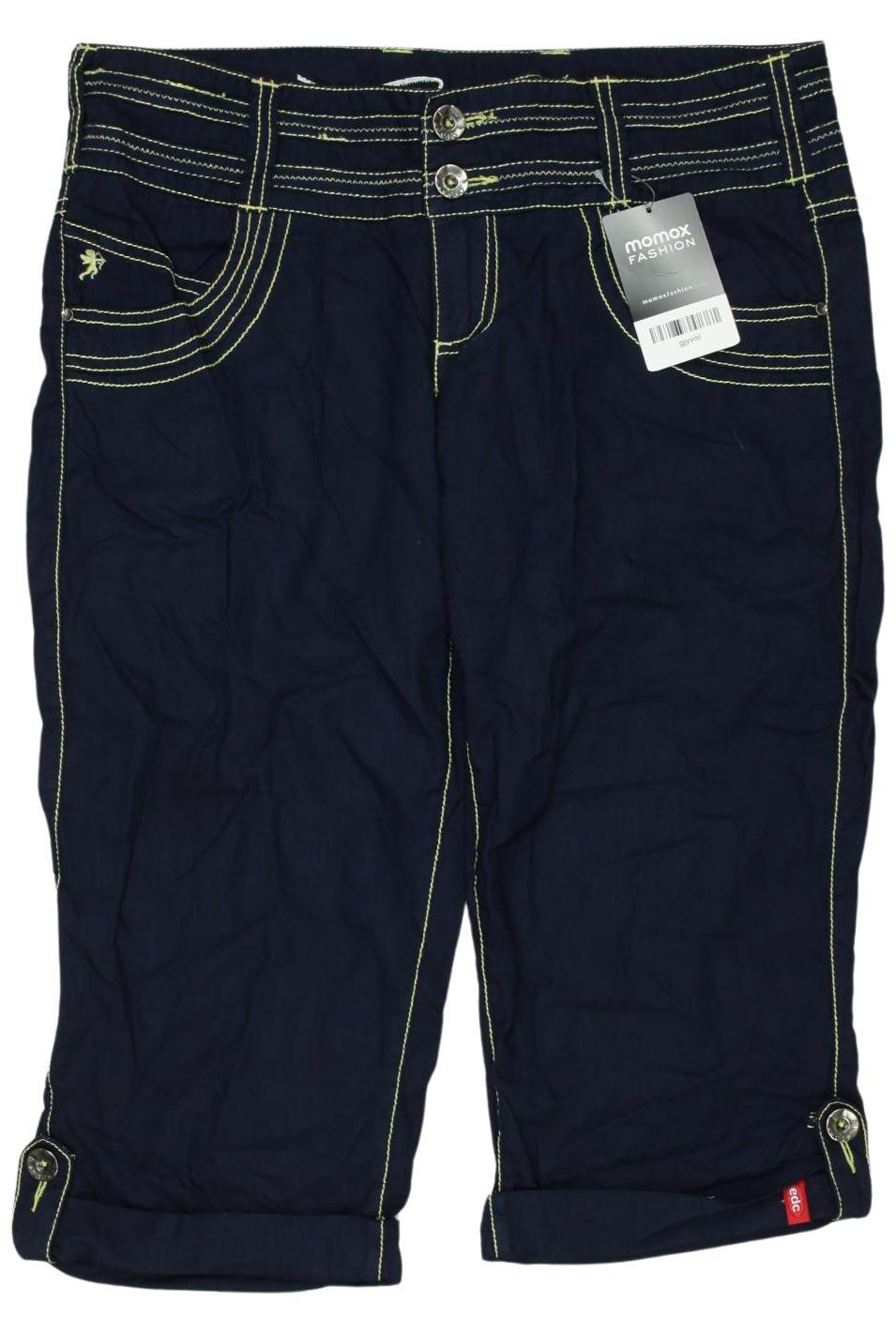 

edc by Esprit Damen Stoffhose, marineblau, Gr. 36