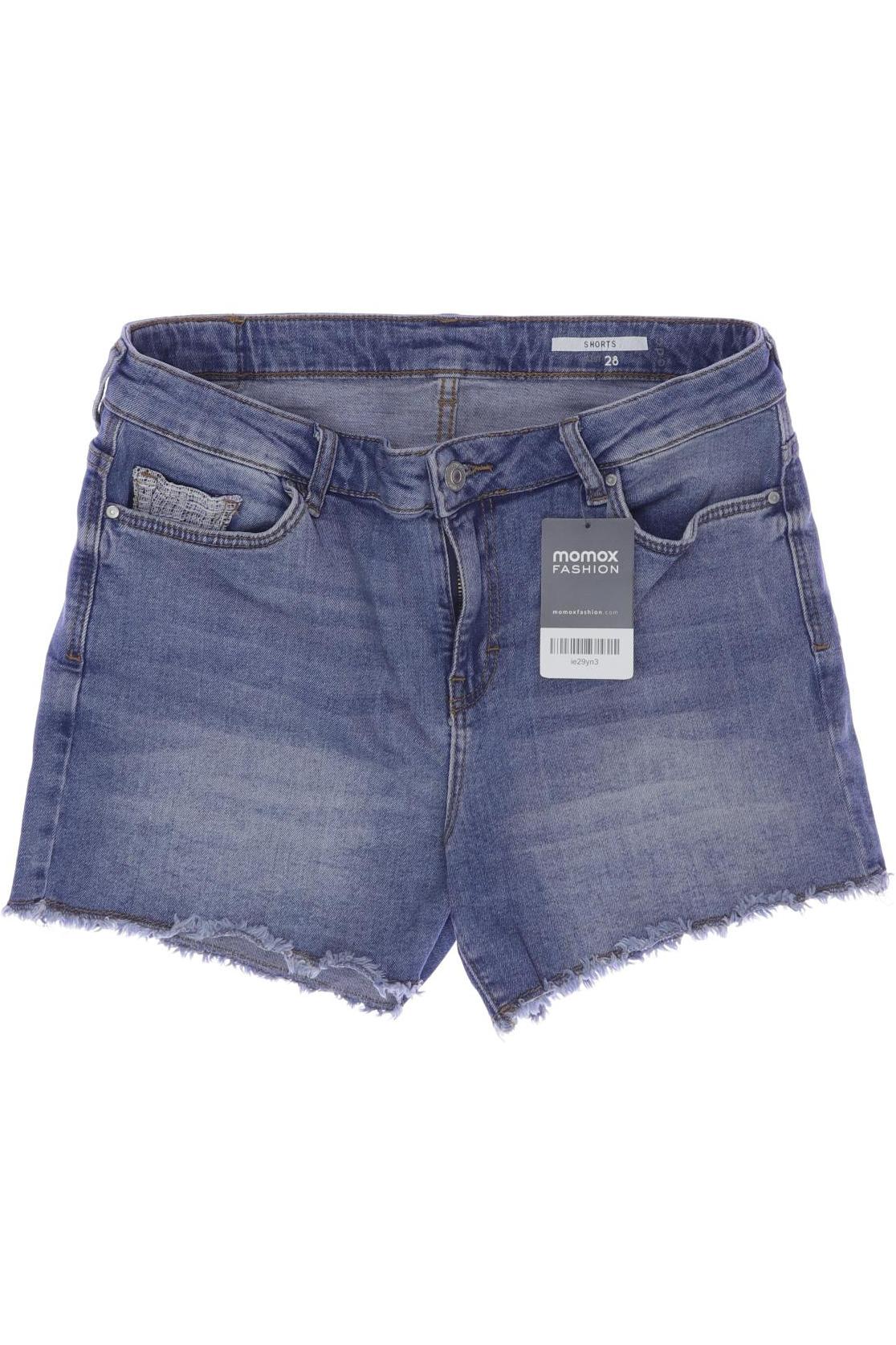 

edc by Esprit Damen Shorts, blau, Gr. 28