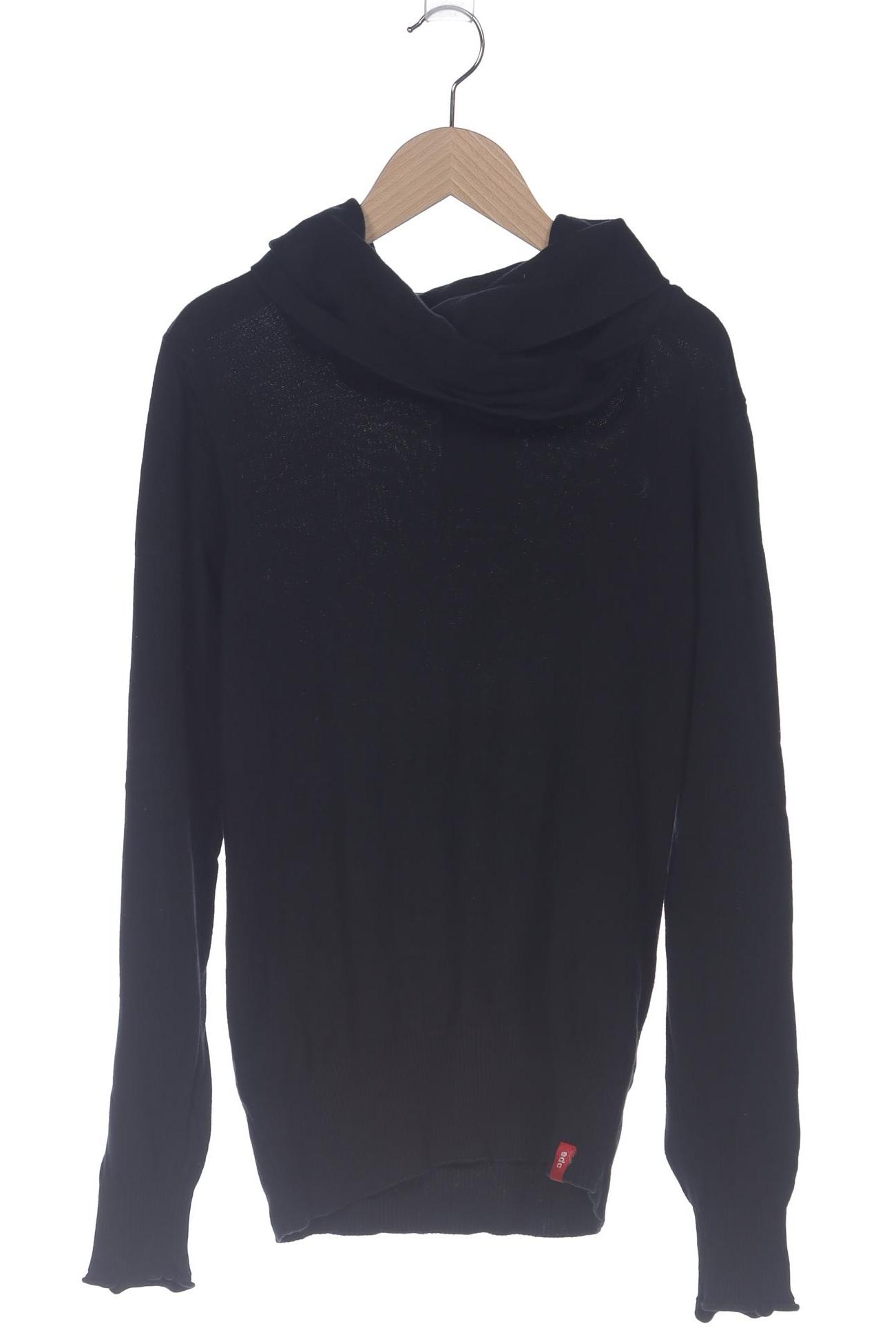 

edc by Esprit Damen Pullover, schwarz, Gr. 38