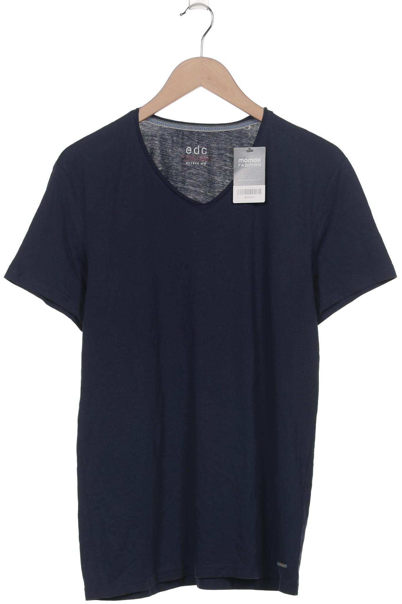 

edc by Esprit Herren T-Shirt, marineblau, Gr. 52