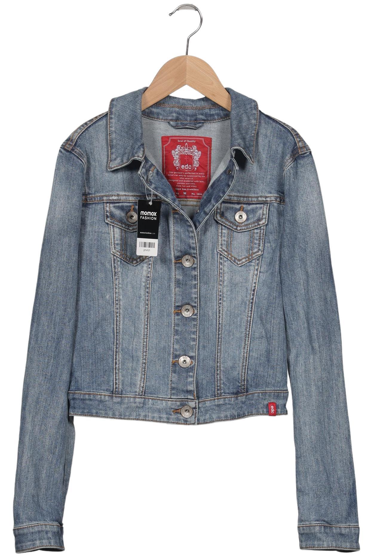 

edc by Esprit Damen Jacke, blau, Gr. 38