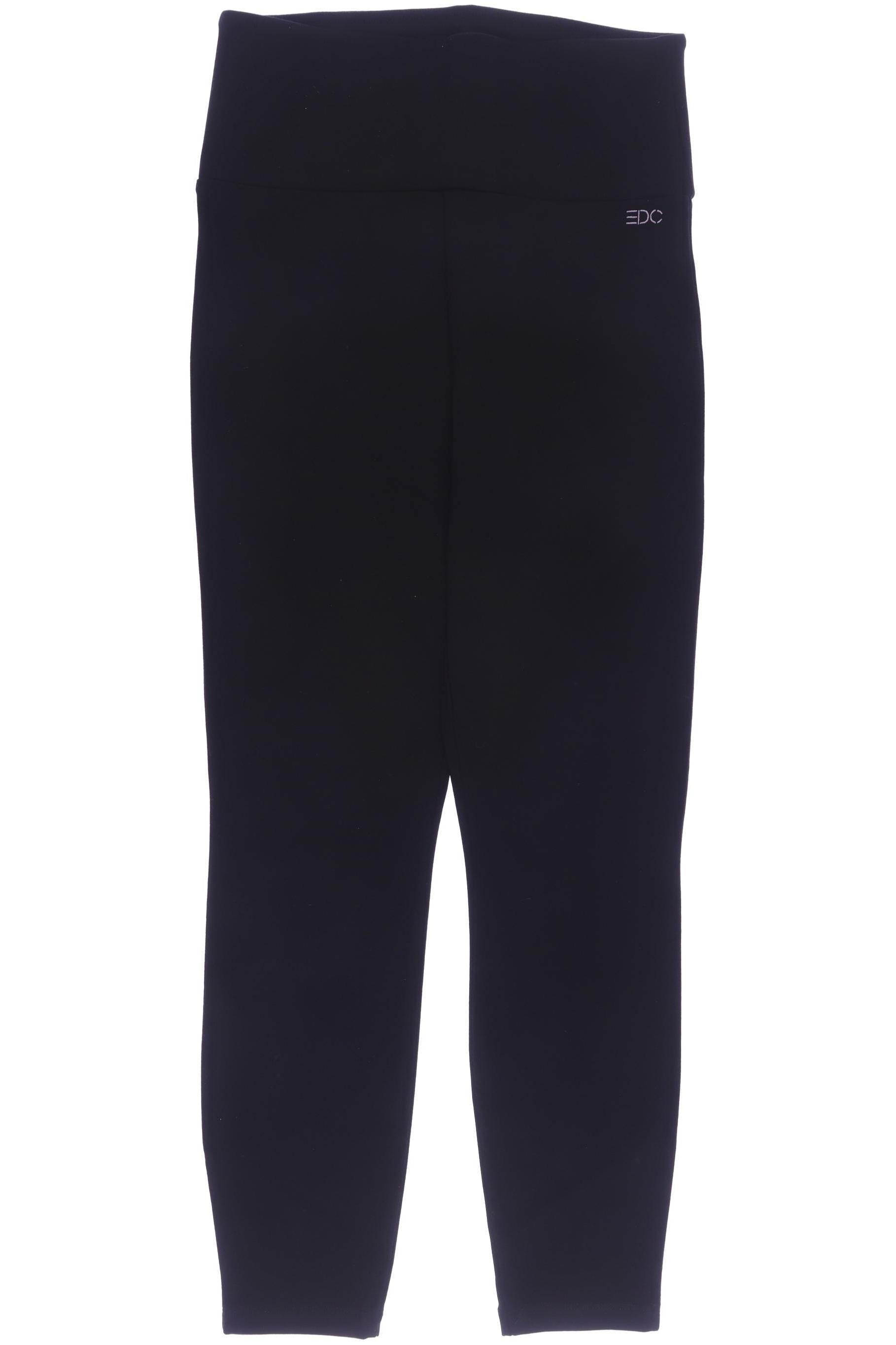 

edc by Esprit Damen Stoffhose, schwarz, Gr. 38