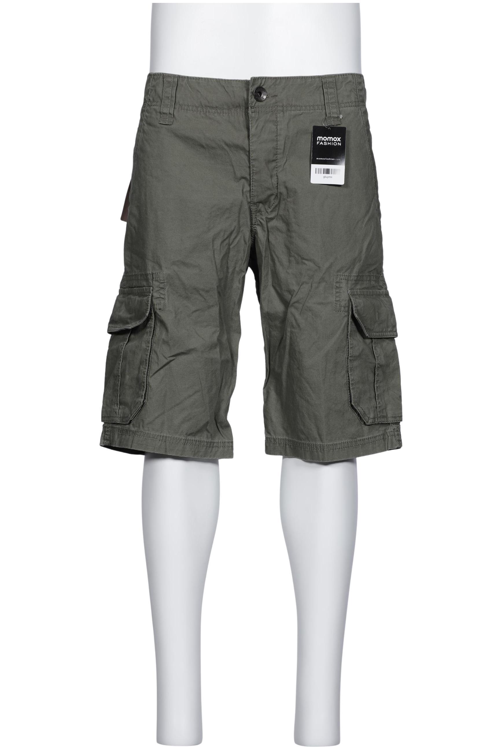 

edc by Esprit Herren Shorts, grün, Gr. 34