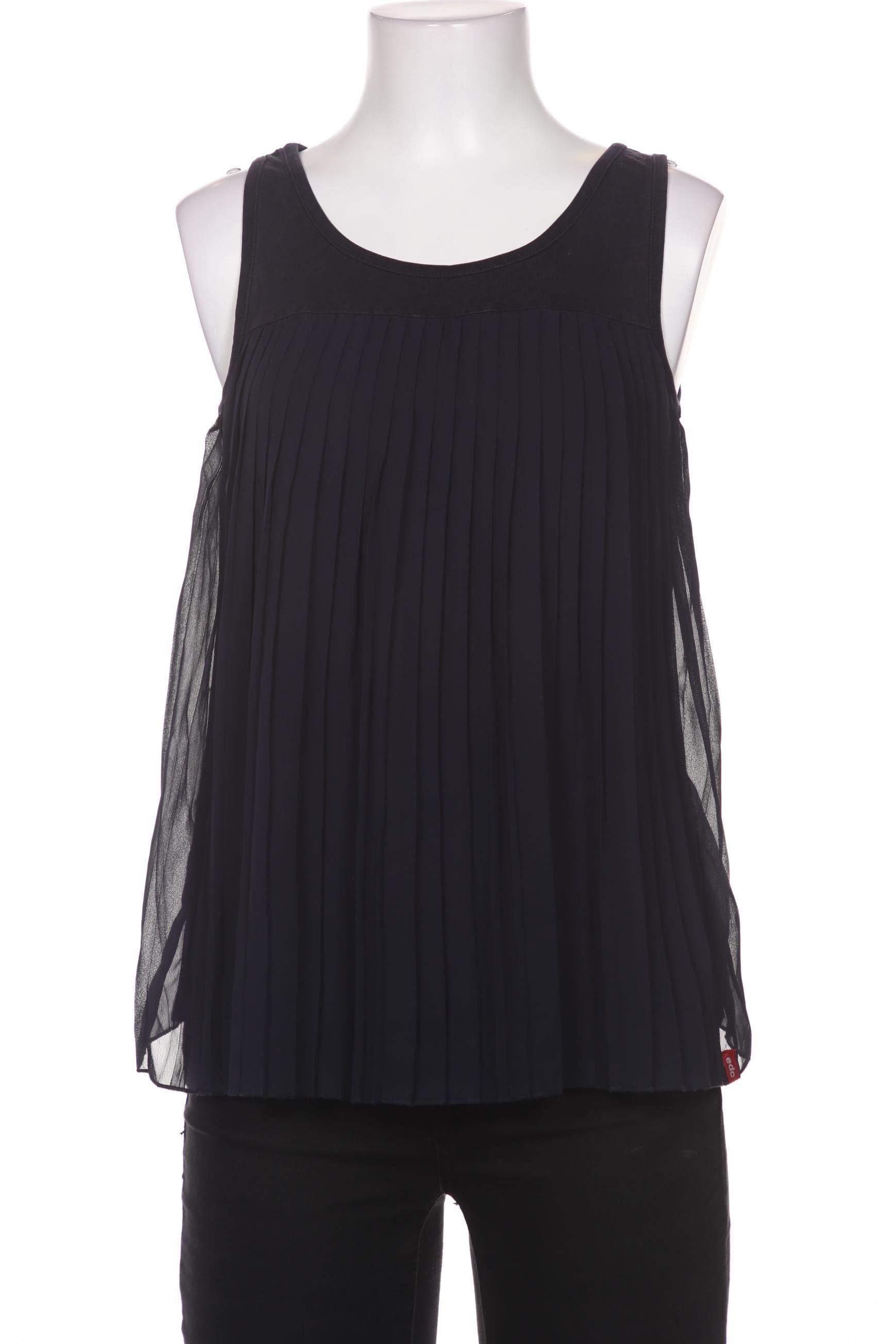 

edc by Esprit Damen Top, marineblau, Gr. 36