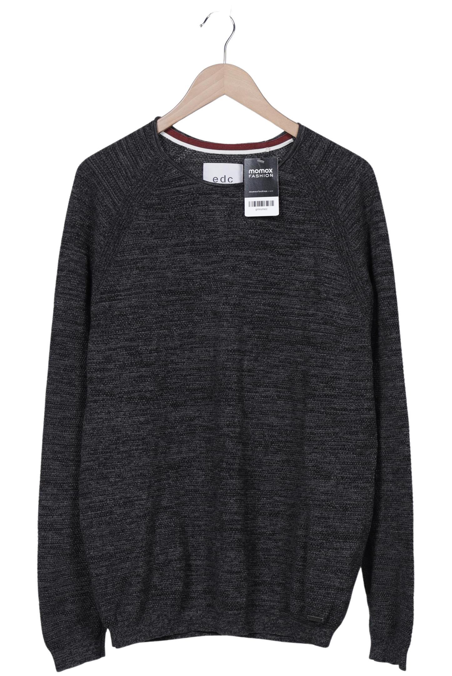 

edc by Esprit Herren Pullover, grau, Gr. 54