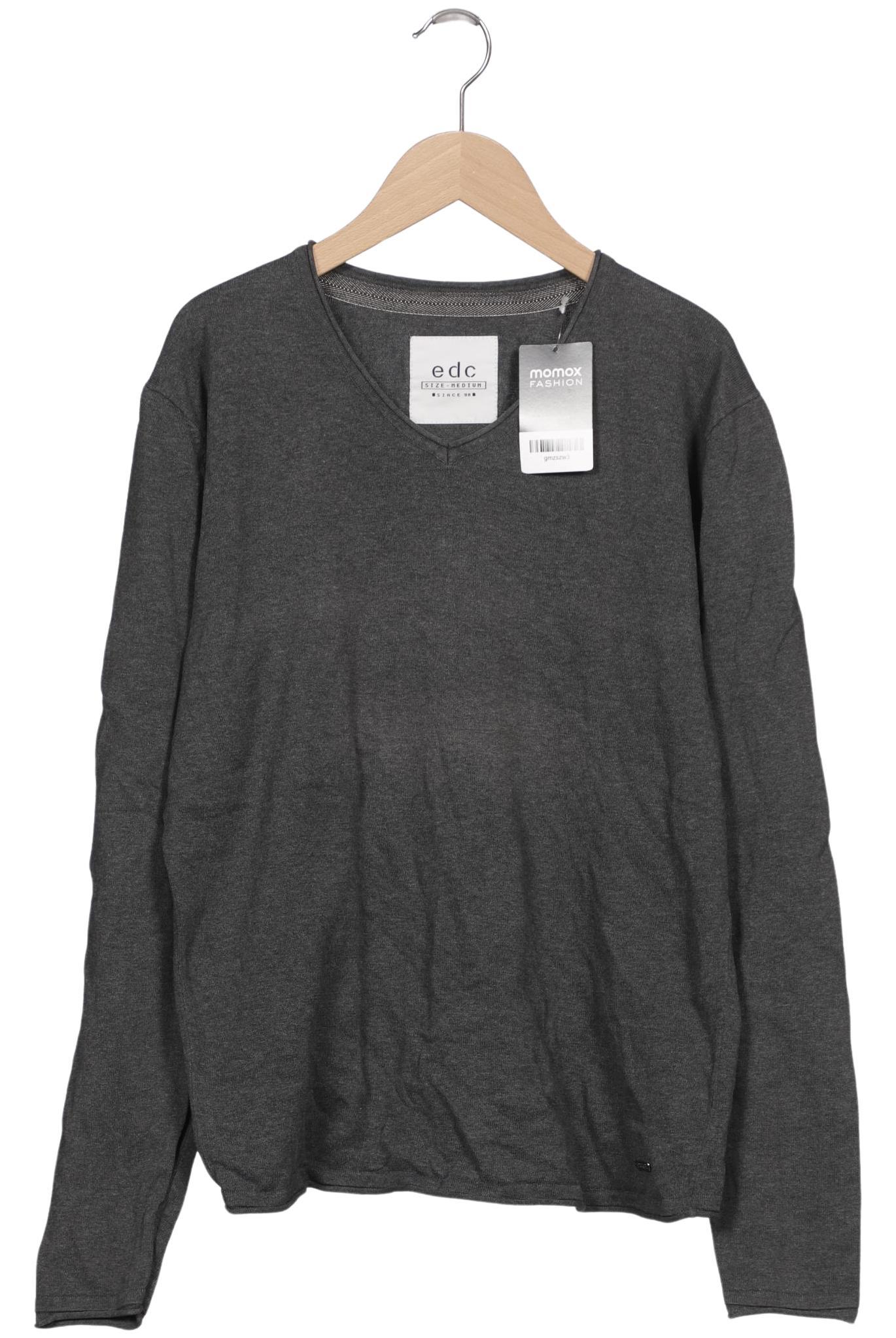 

edc by Esprit Herren Pullover, grau, Gr. 48