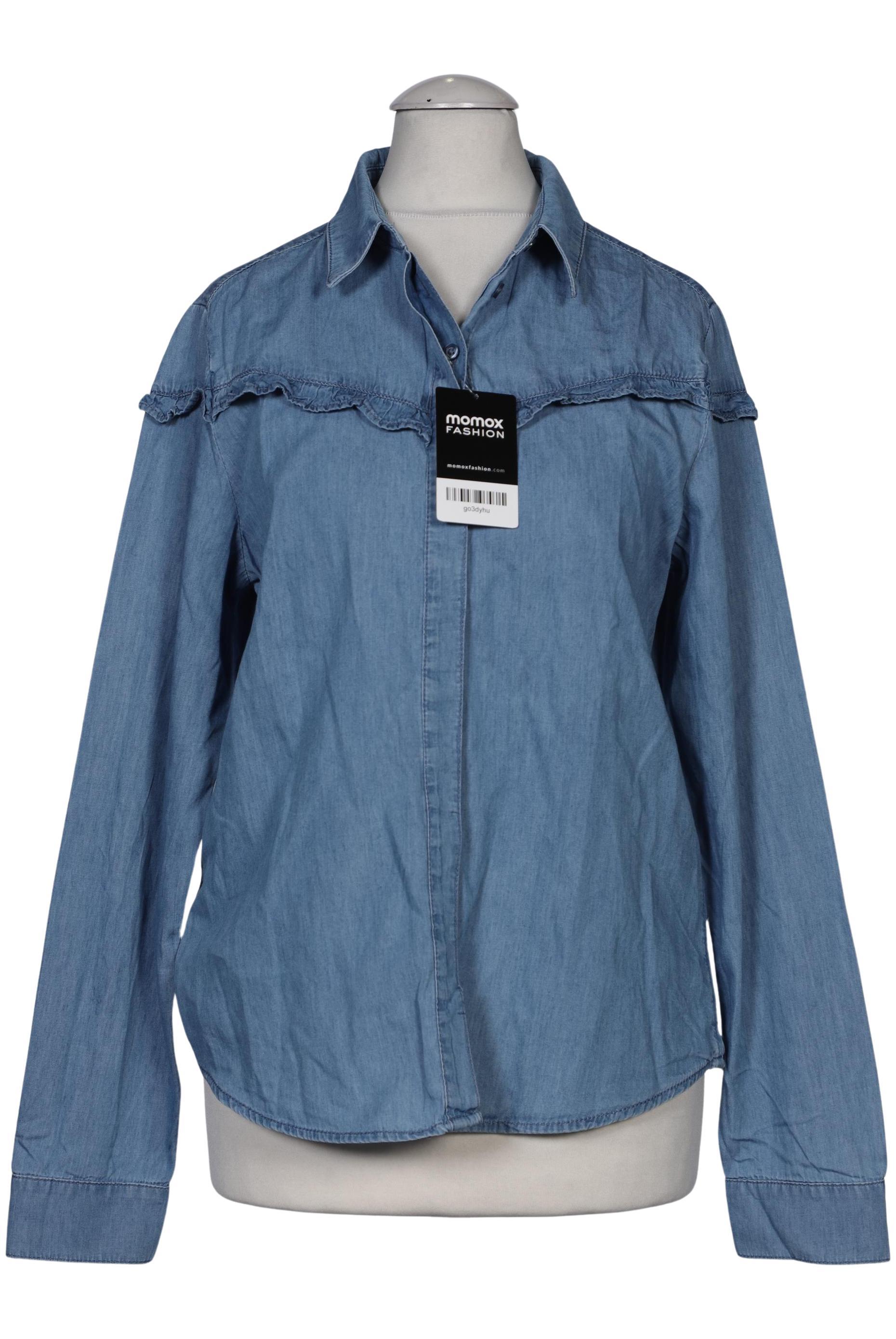 

edc by Esprit Damen Bluse, blau, Gr. 34