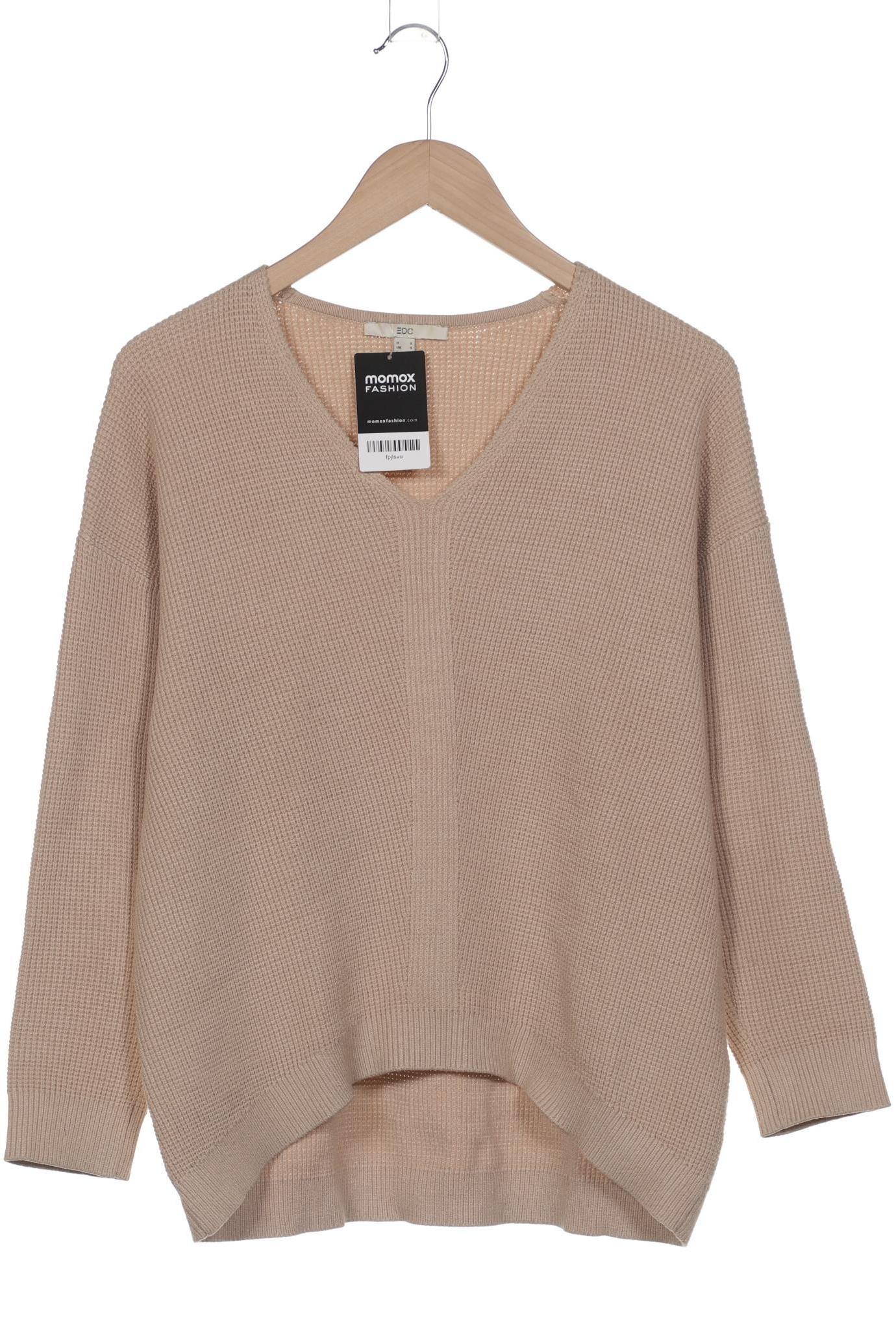 

edc by Esprit Damen Pullover, beige, Gr. 36