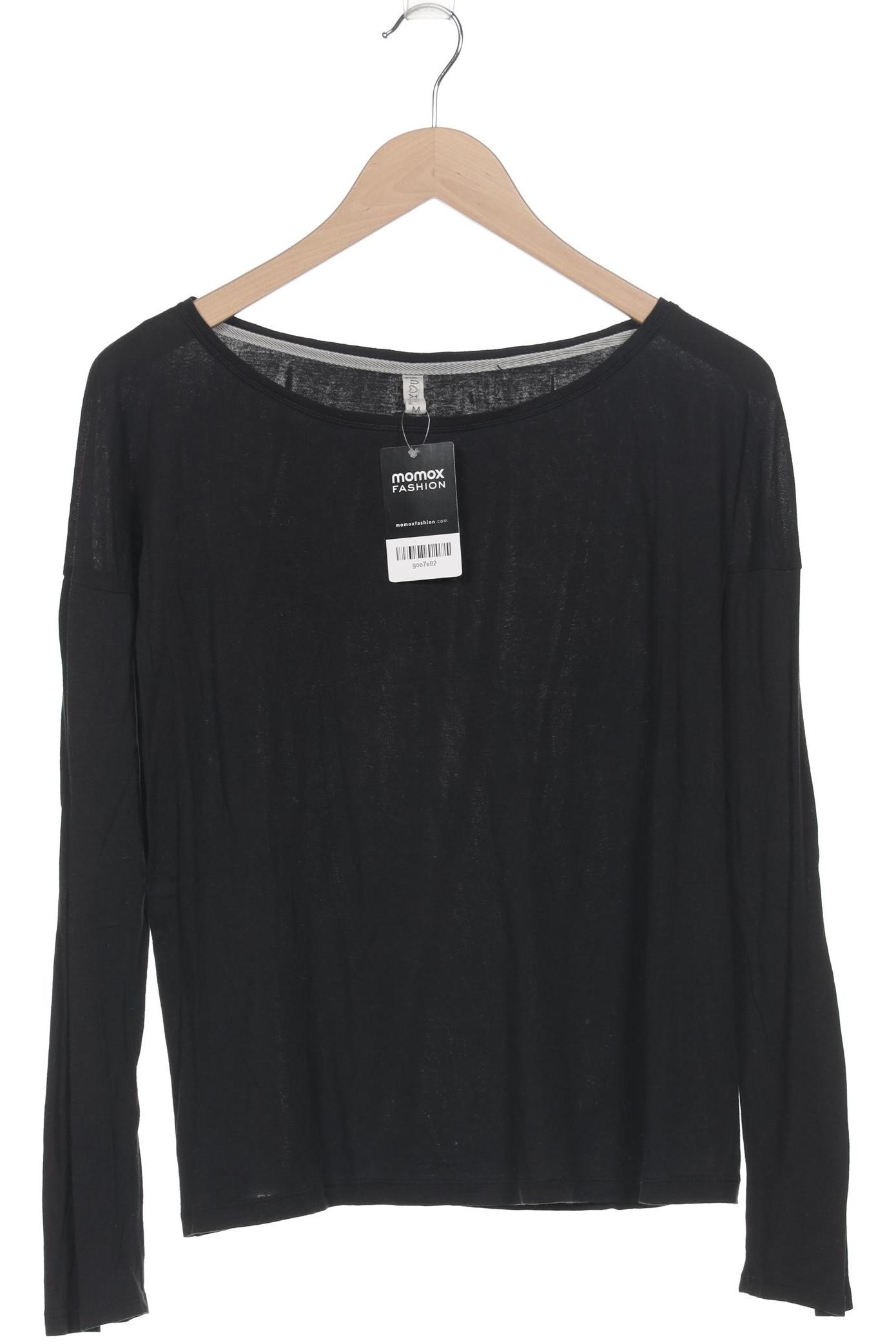 

edc by Esprit Damen Langarmshirt, schwarz, Gr. 38