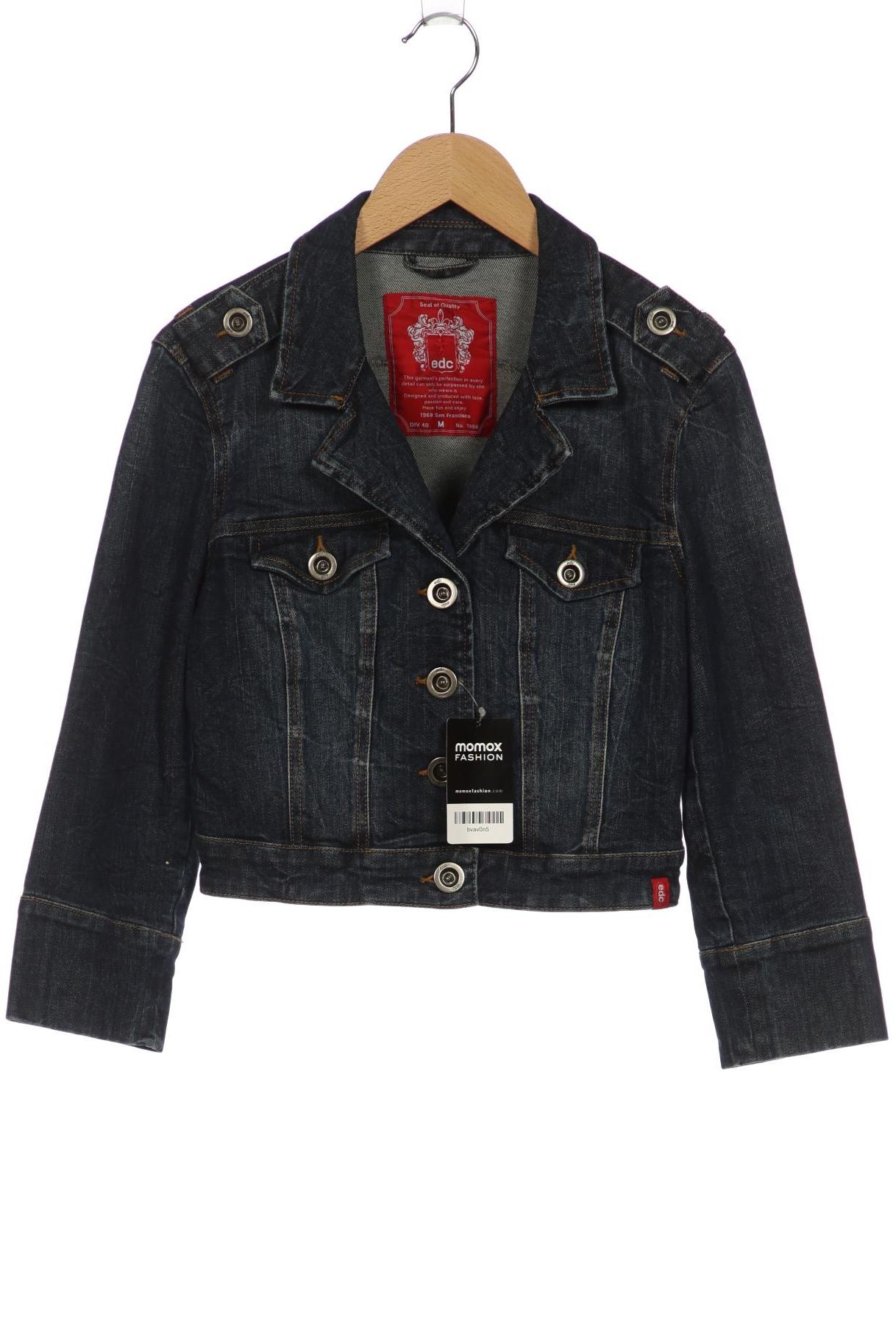 

edc by Esprit Damen Jacke, blau, Gr. 38