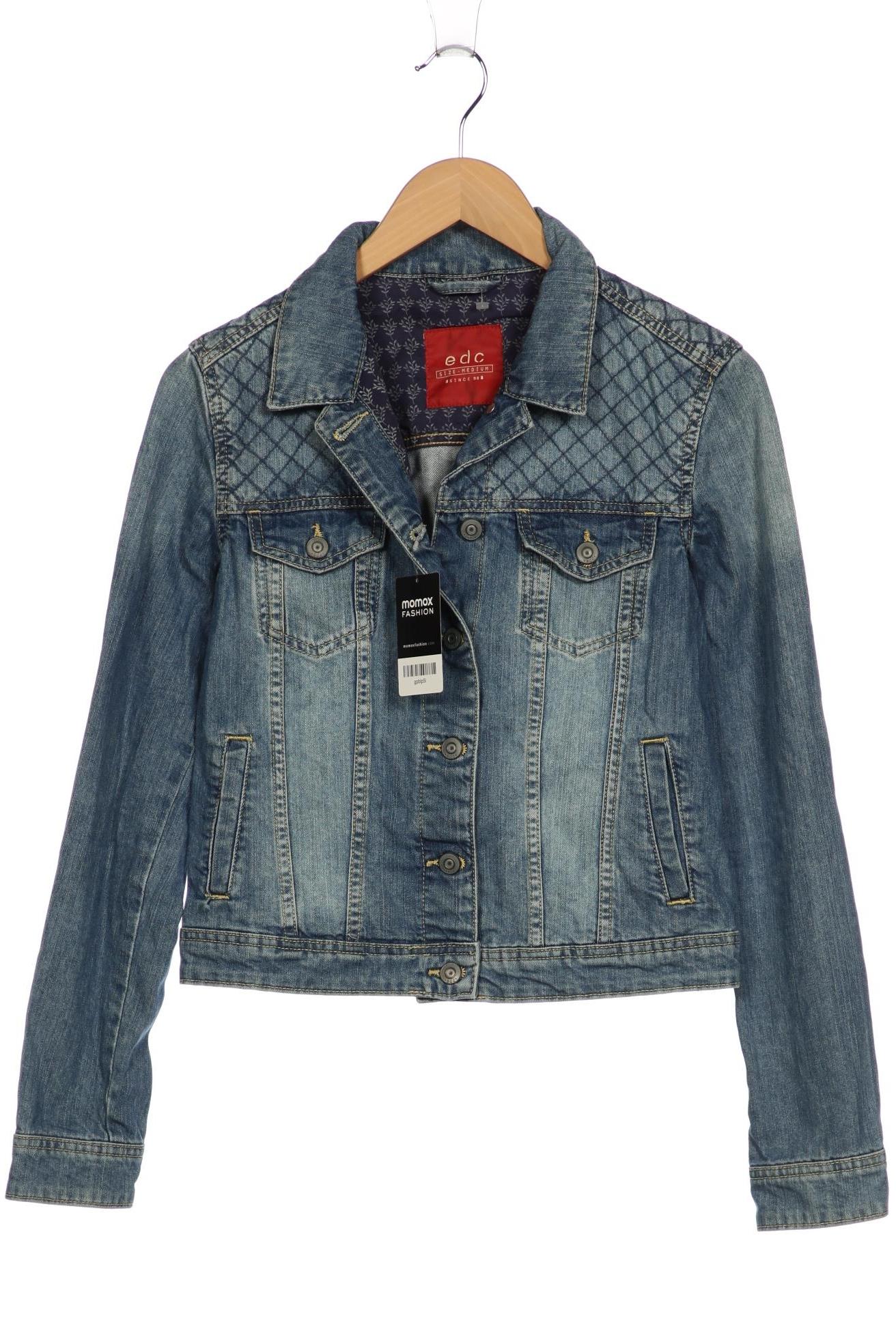 

edc by Esprit Damen Jacke, blau, Gr. 38