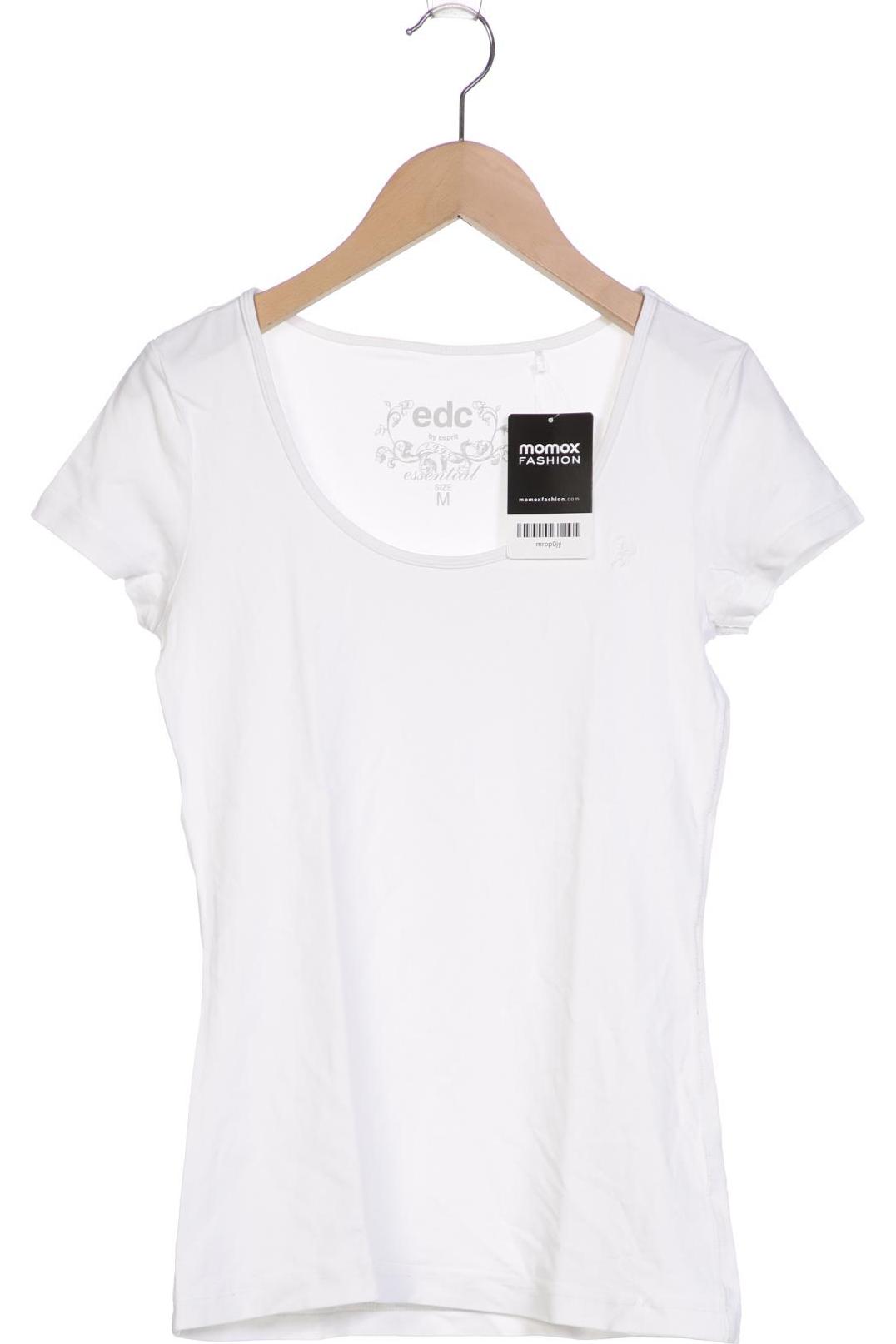 

edc by Esprit Damen T-Shirt, weiß, Gr. 38