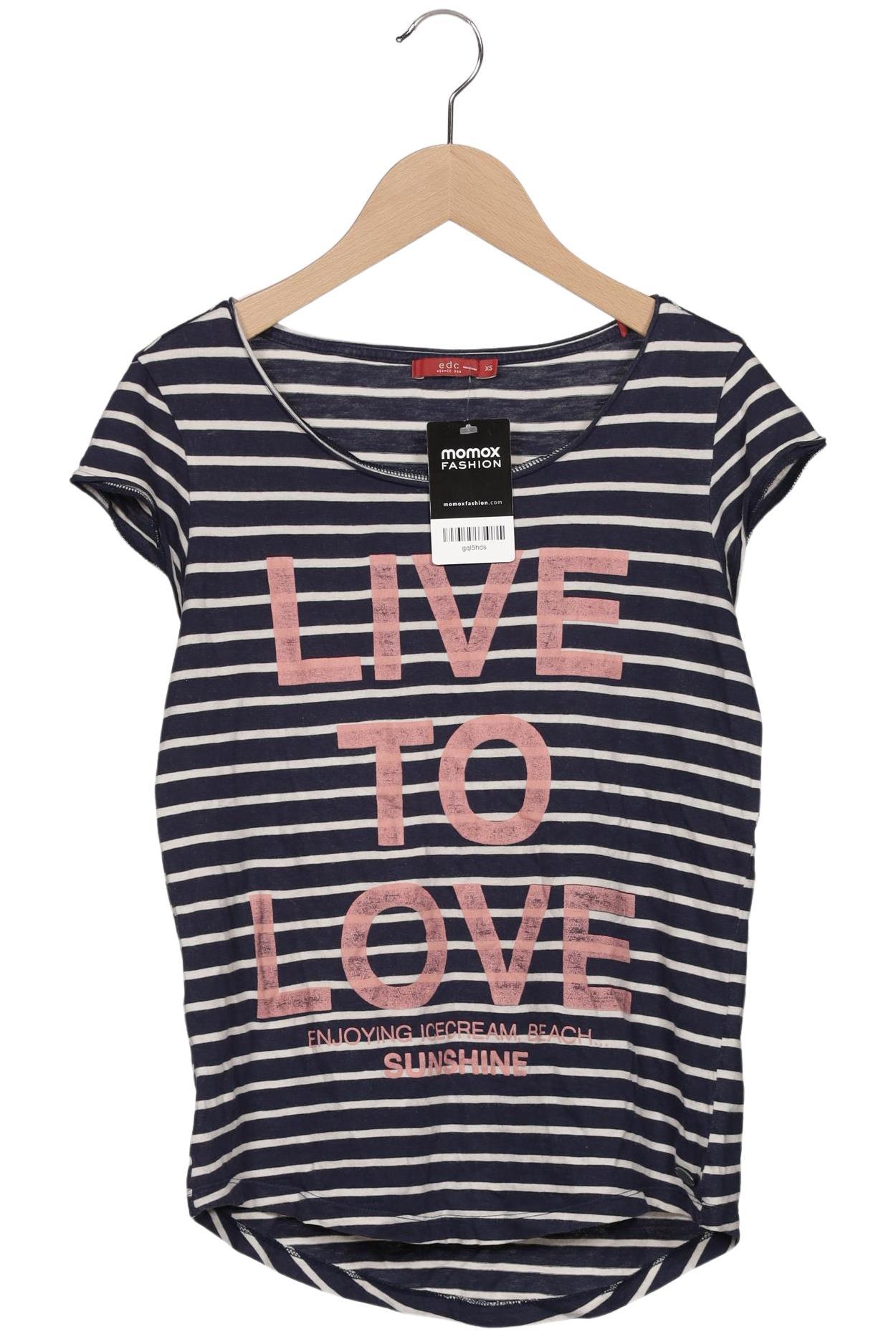 

edc by Esprit Damen T-Shirt, mehrfarbig, Gr. 34