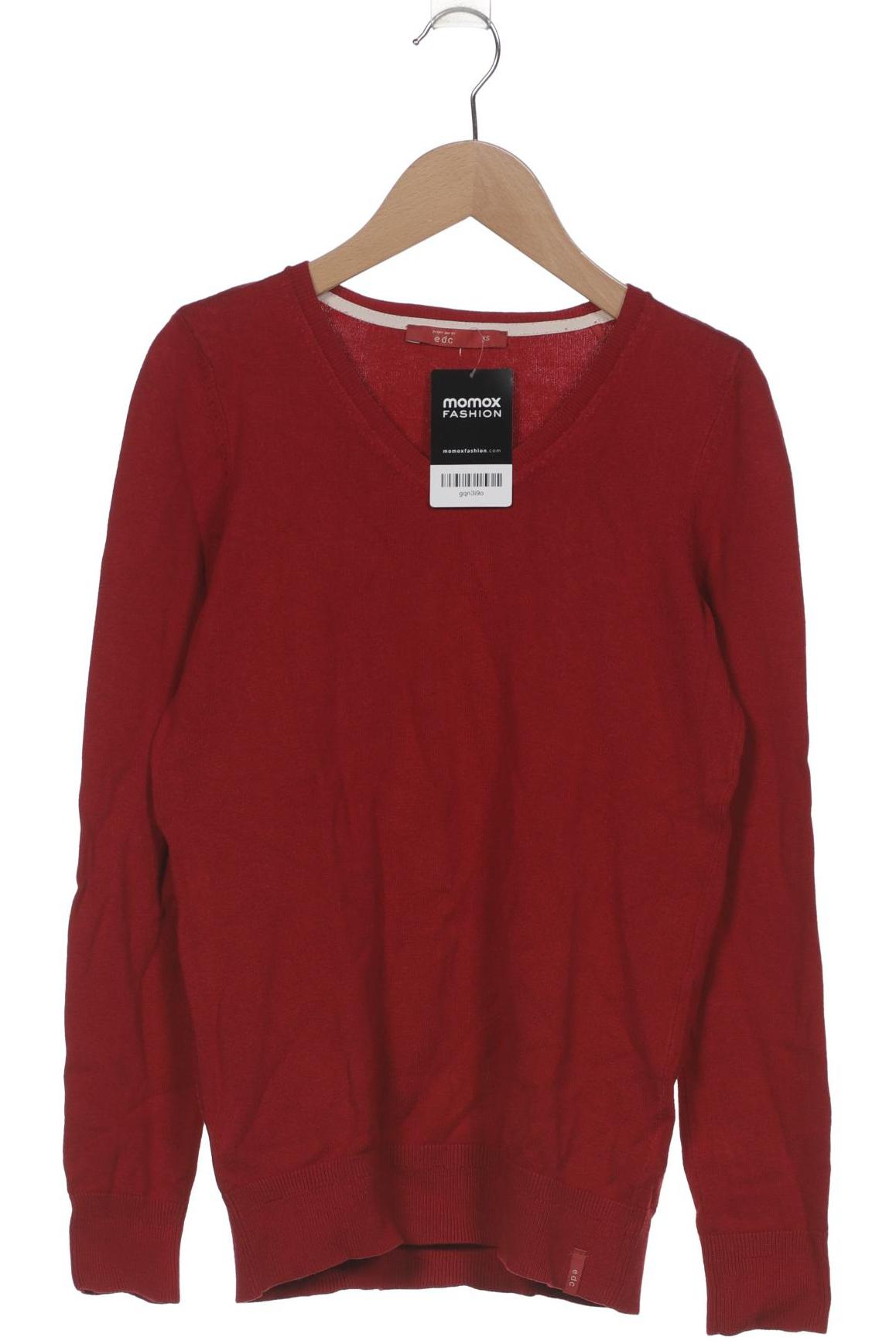 

edc by Esprit Damen Pullover, rot, Gr. 34