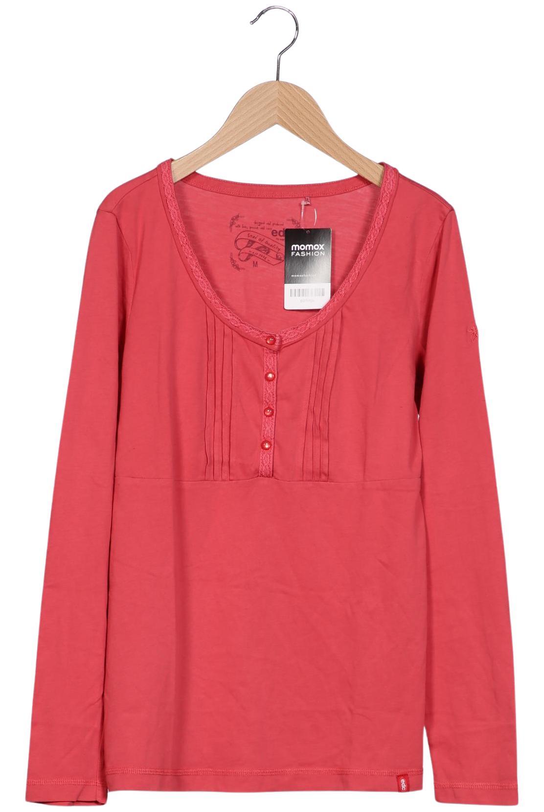 

edc by Esprit Damen Langarmshirt, rot, Gr. 38