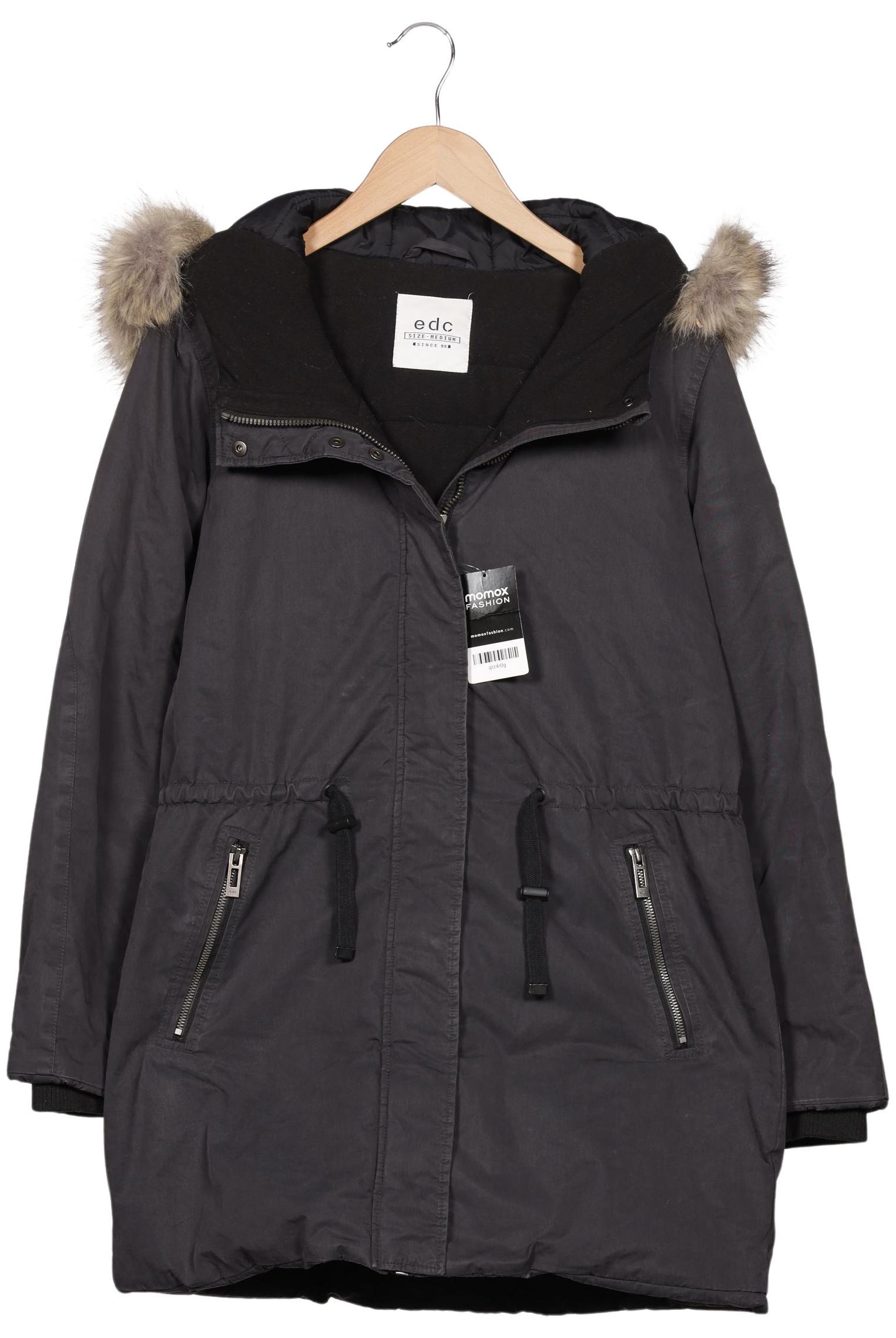 

edc by Esprit Damen Jacke, grau, Gr. 38