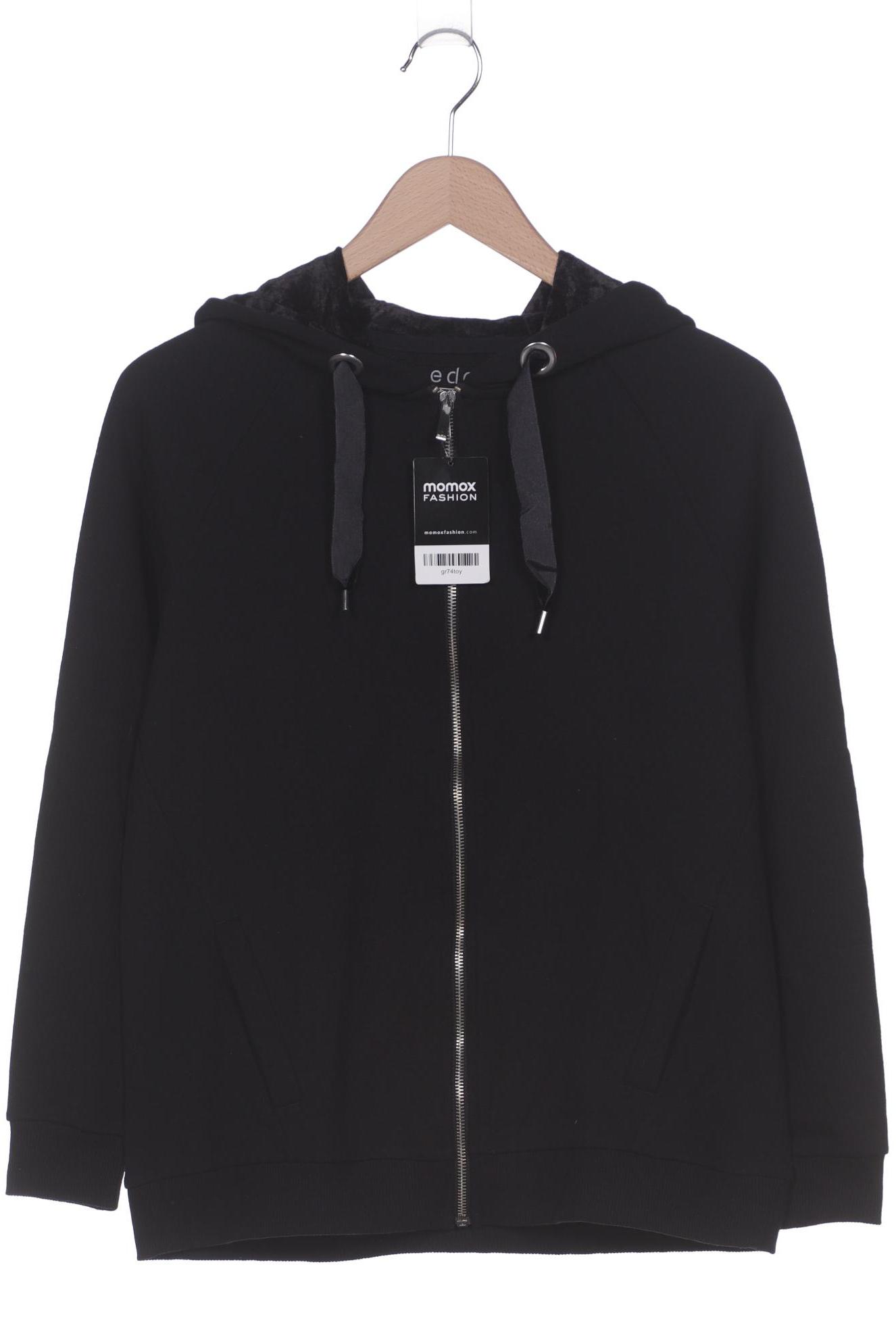 

edc by Esprit Damen Kapuzenpullover, schwarz, Gr. 36