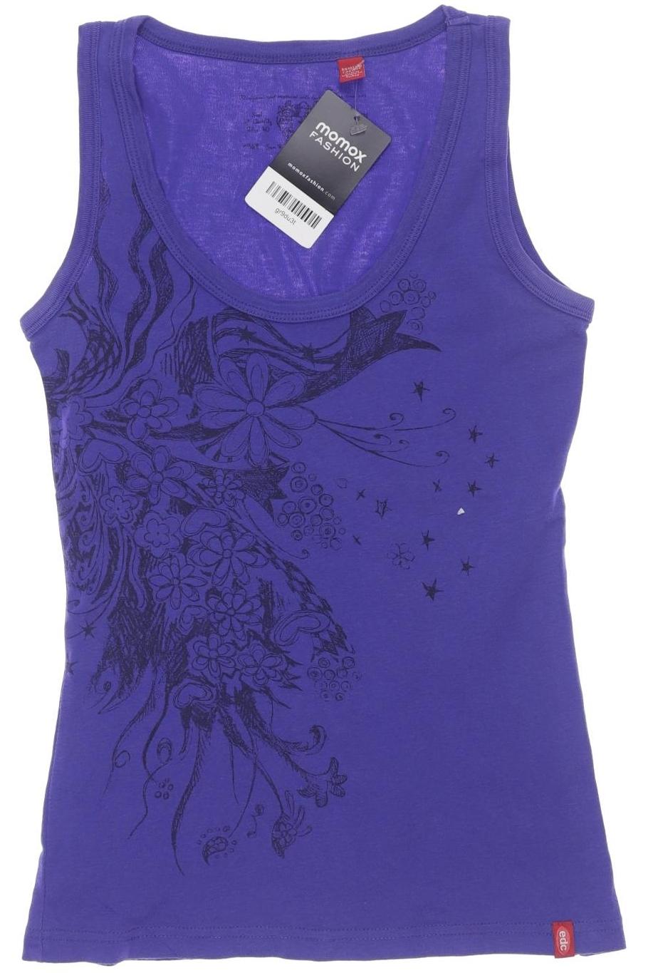 

edc by Esprit Damen Top, blau, Gr. 34