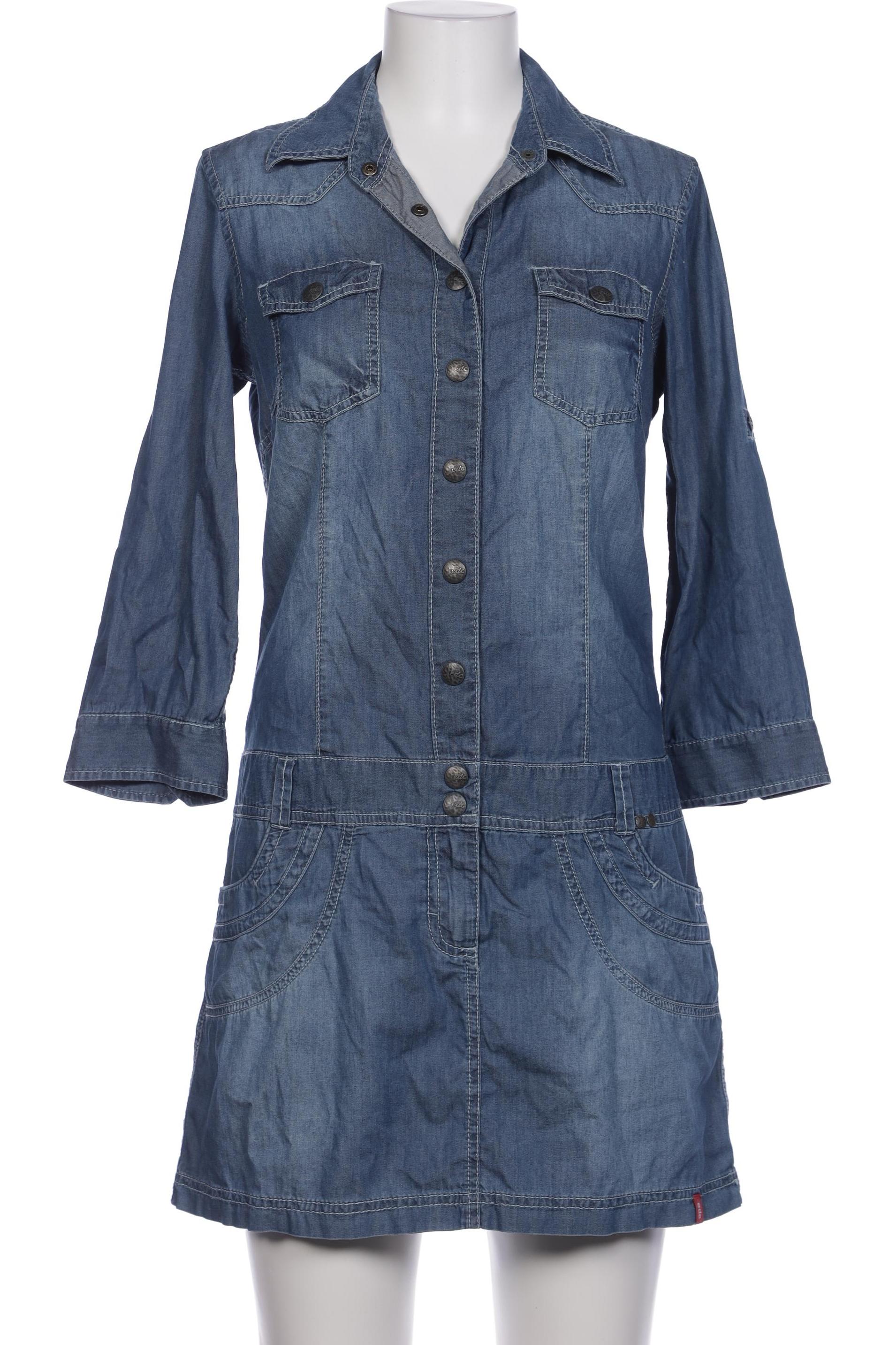 

edc by Esprit Damen Kleid, blau, Gr. 38