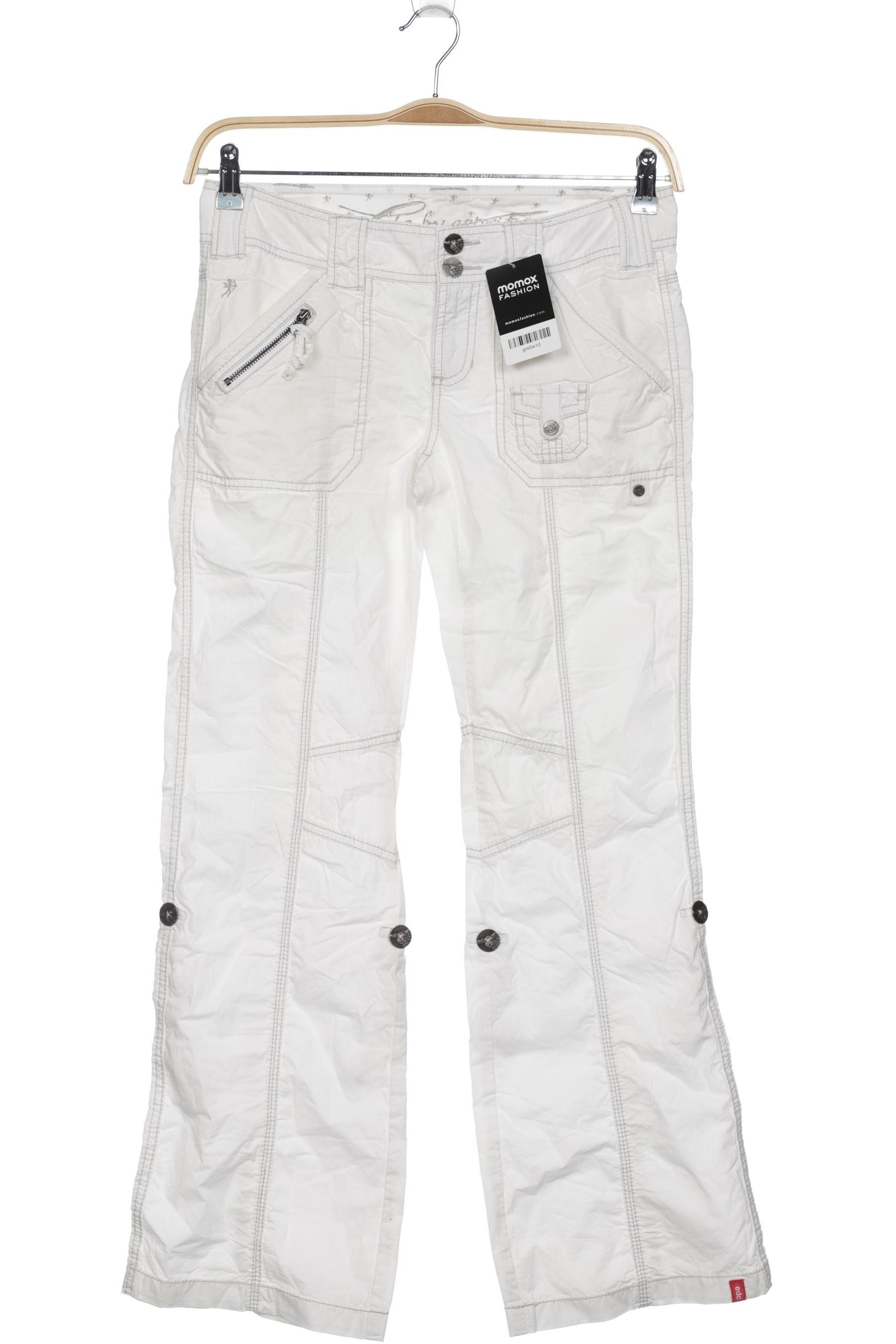 

edc by Esprit Damen Stoffhose, cremeweiß, Gr. 34