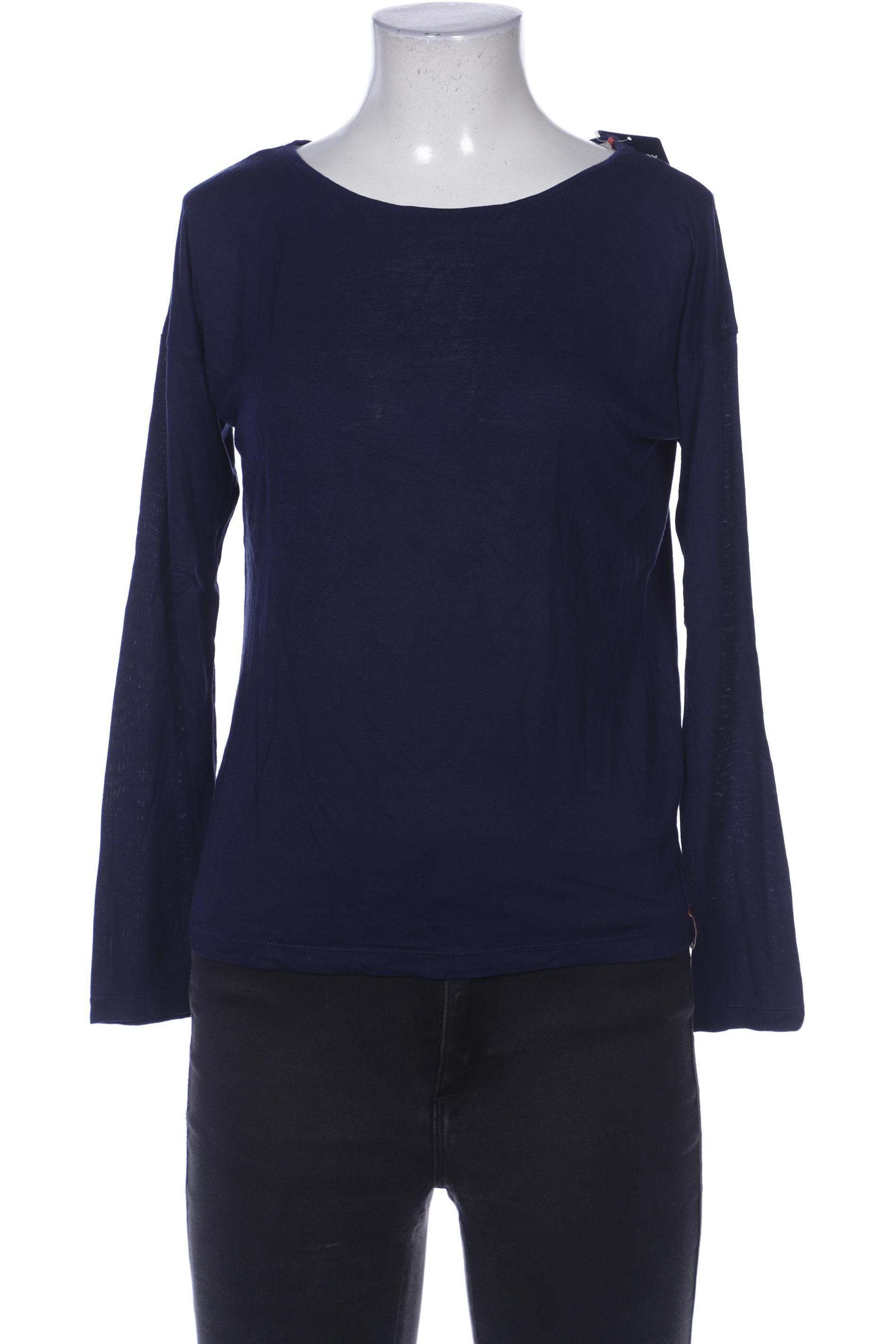 

edc by Esprit Damen Langarmshirt, marineblau, Gr. 34