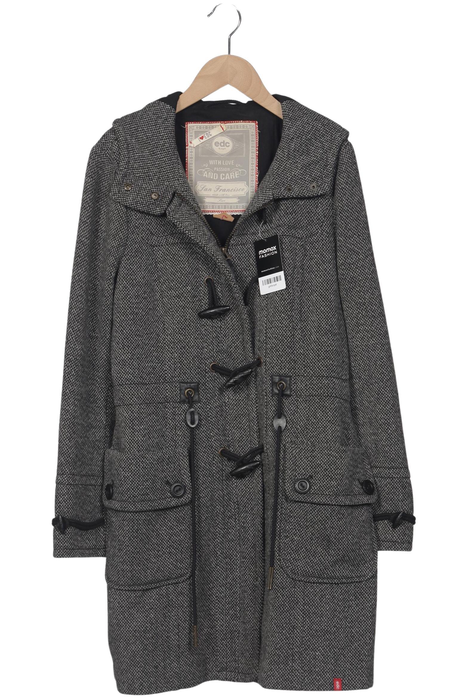 

edc by Esprit Damen Mantel, grau, Gr. 42