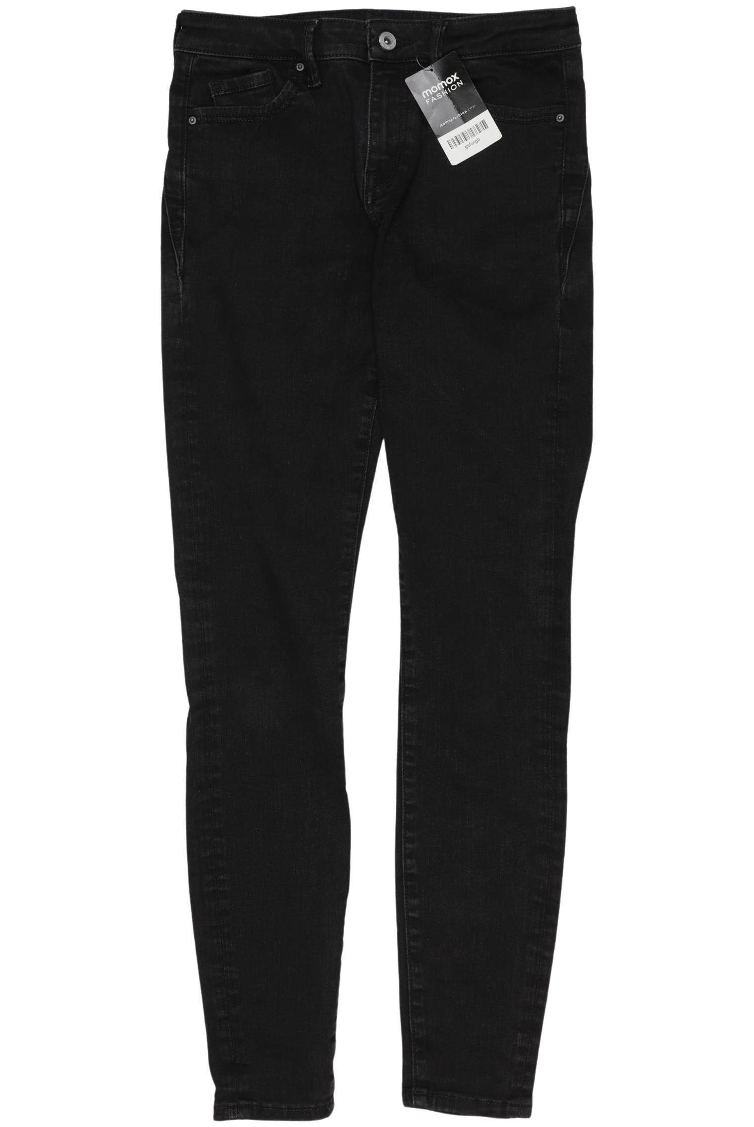 

edc by Esprit Damen Jeans, schwarz, Gr. 27