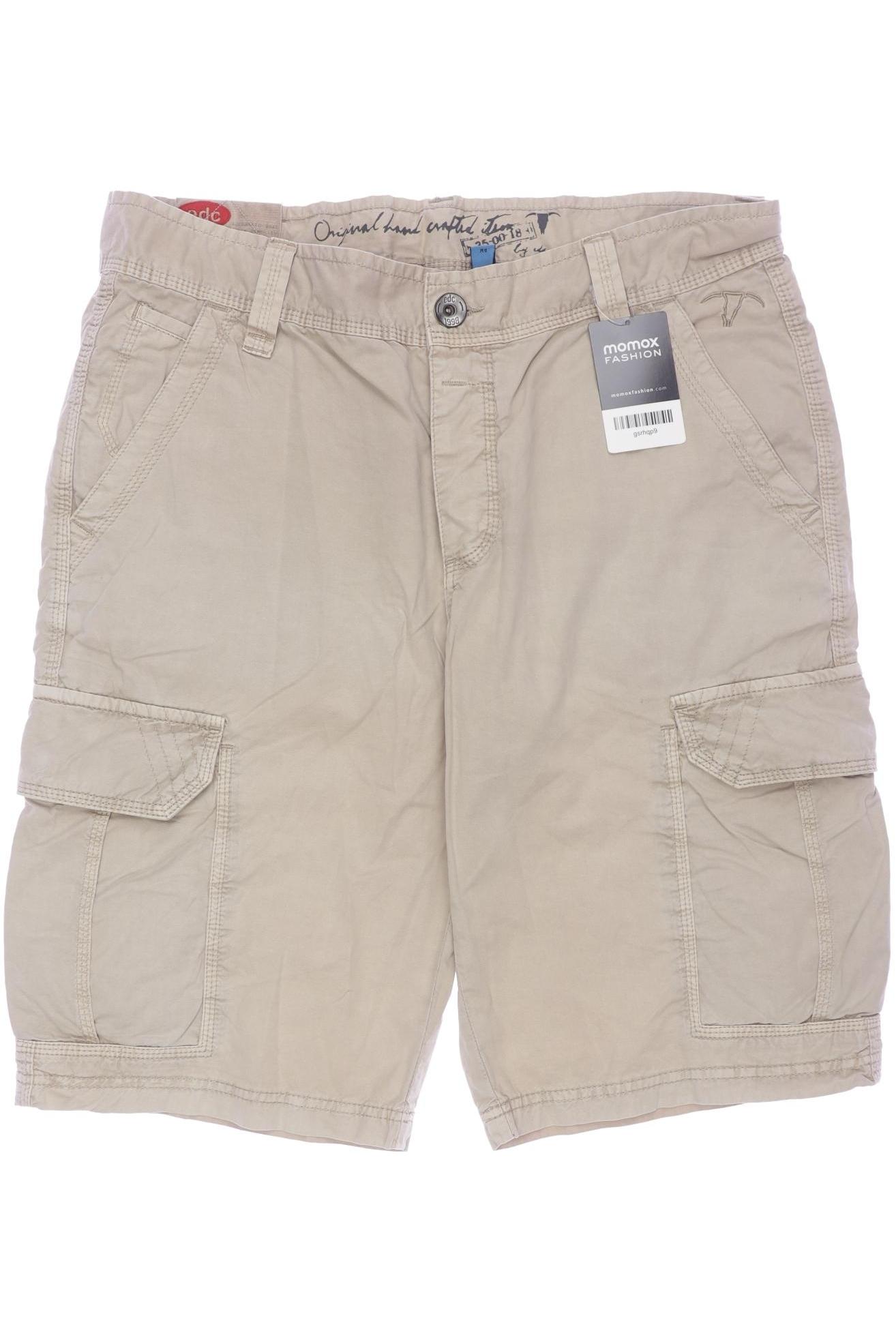 

edc by Esprit Herren Shorts, beige, Gr. 34