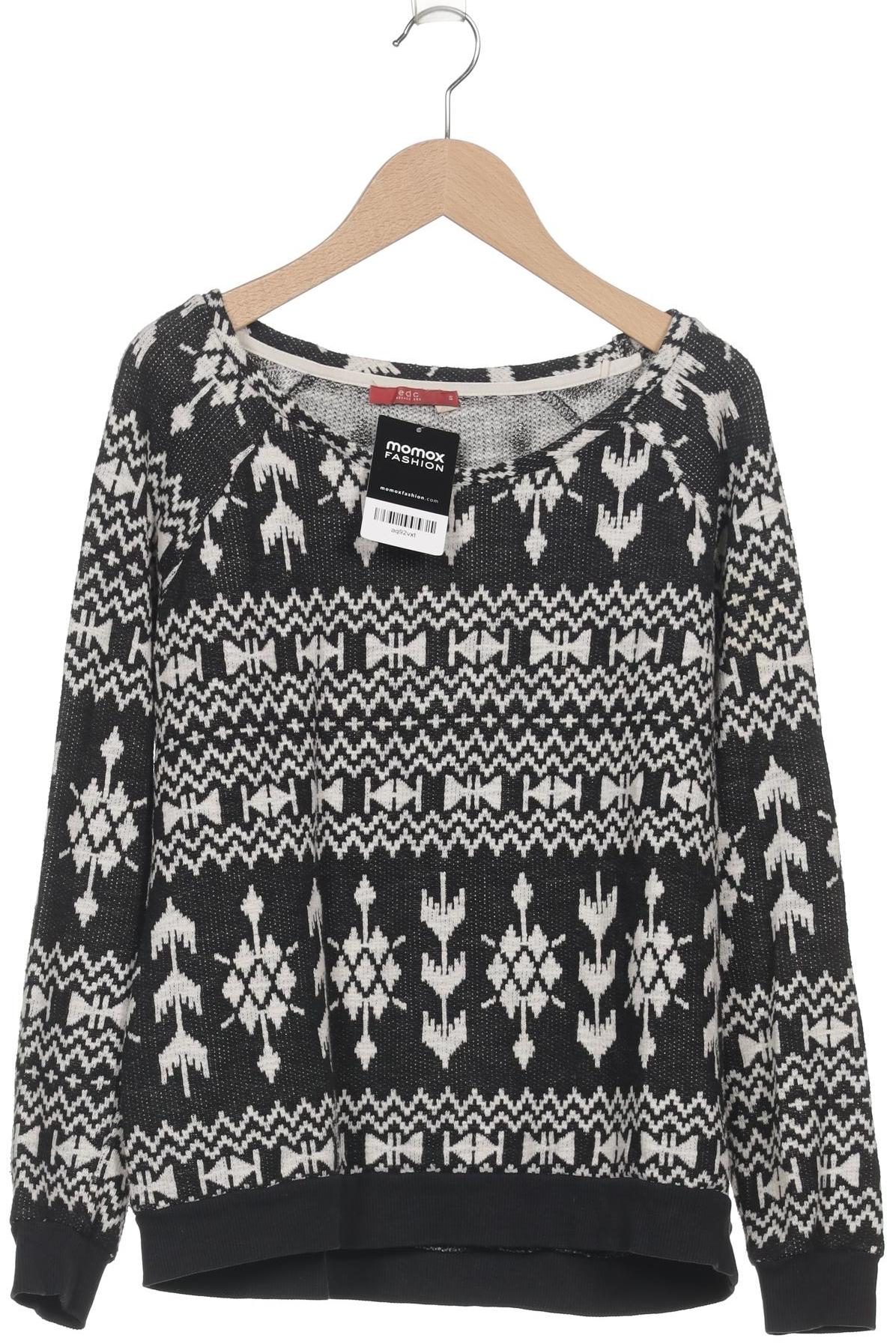 

edc by Esprit Damen Pullover, schwarz, Gr. 36