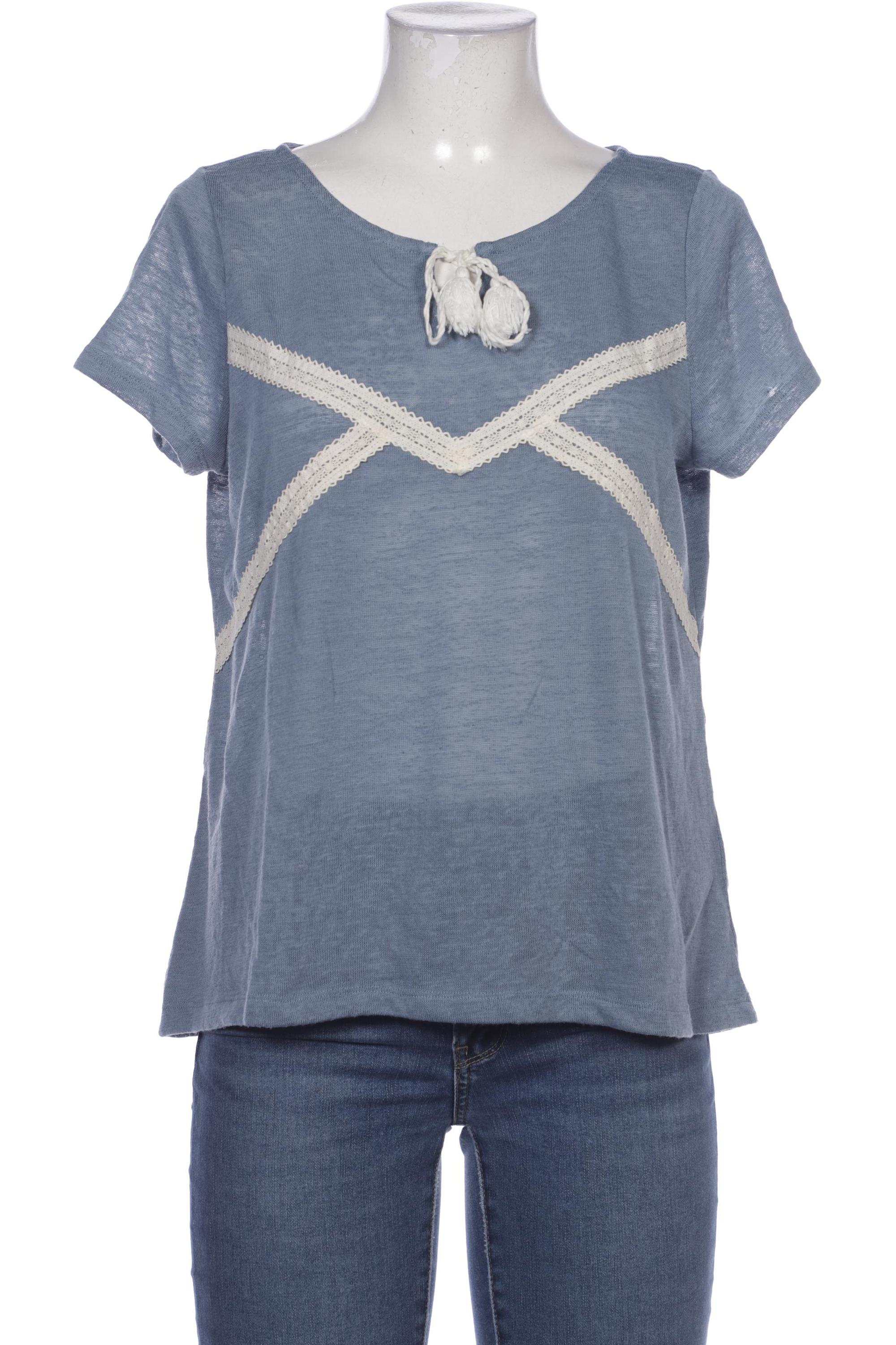 

edc by Esprit Damen T-Shirt, blau, Gr. 42